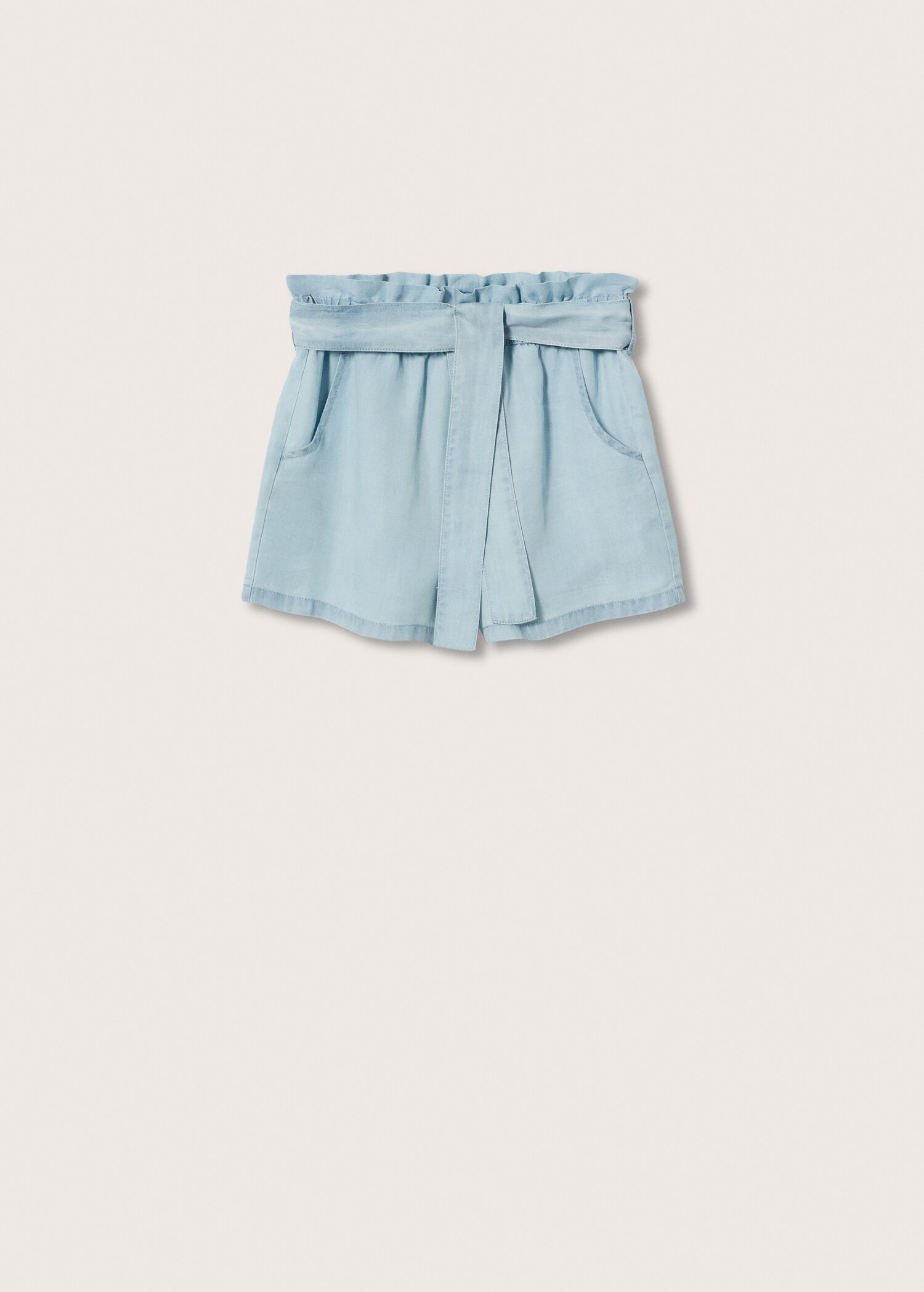 Lyocell-Shorts mit Schleife - Artikel ohne Model