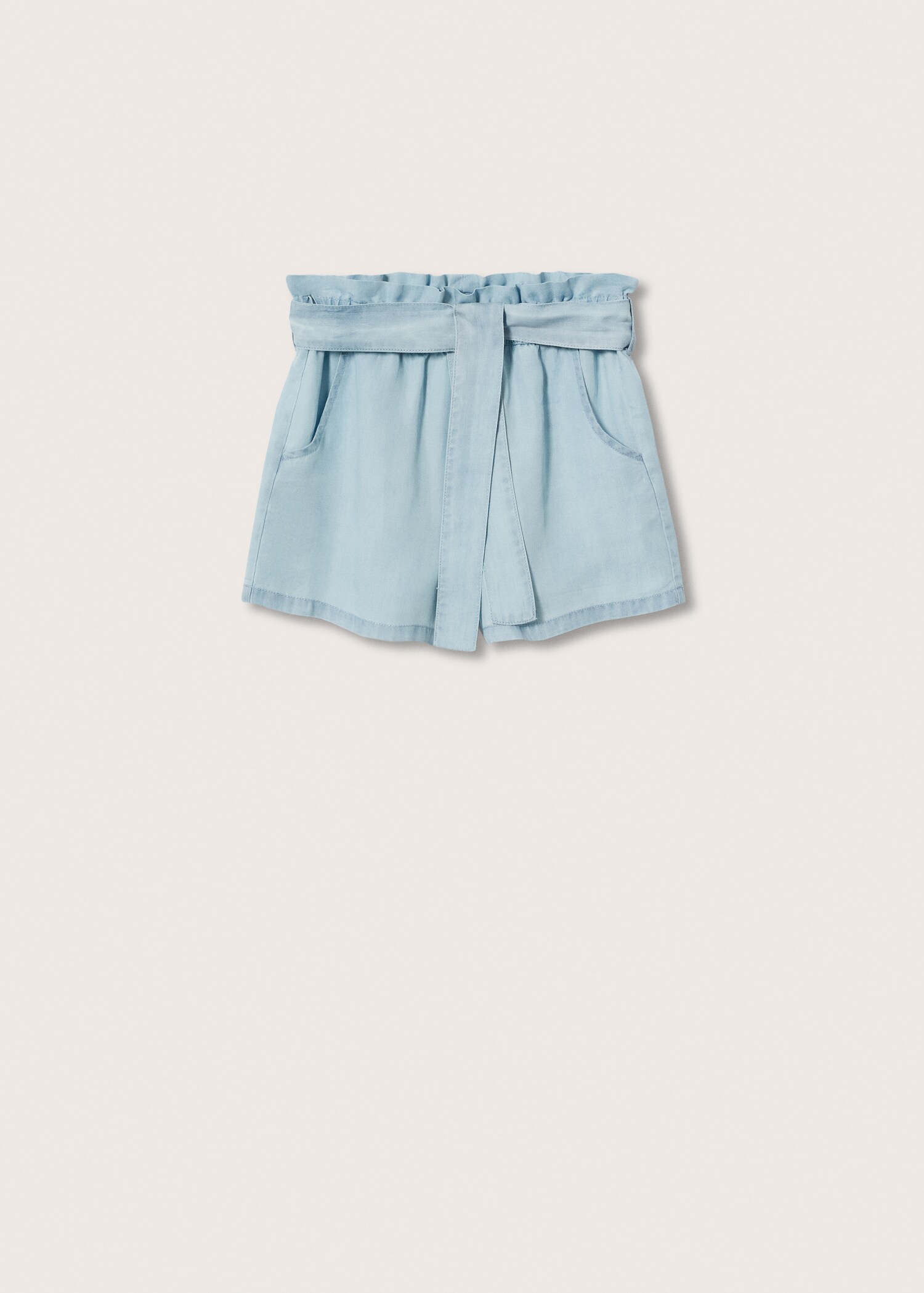 Bow lyocell shorts - Article without model