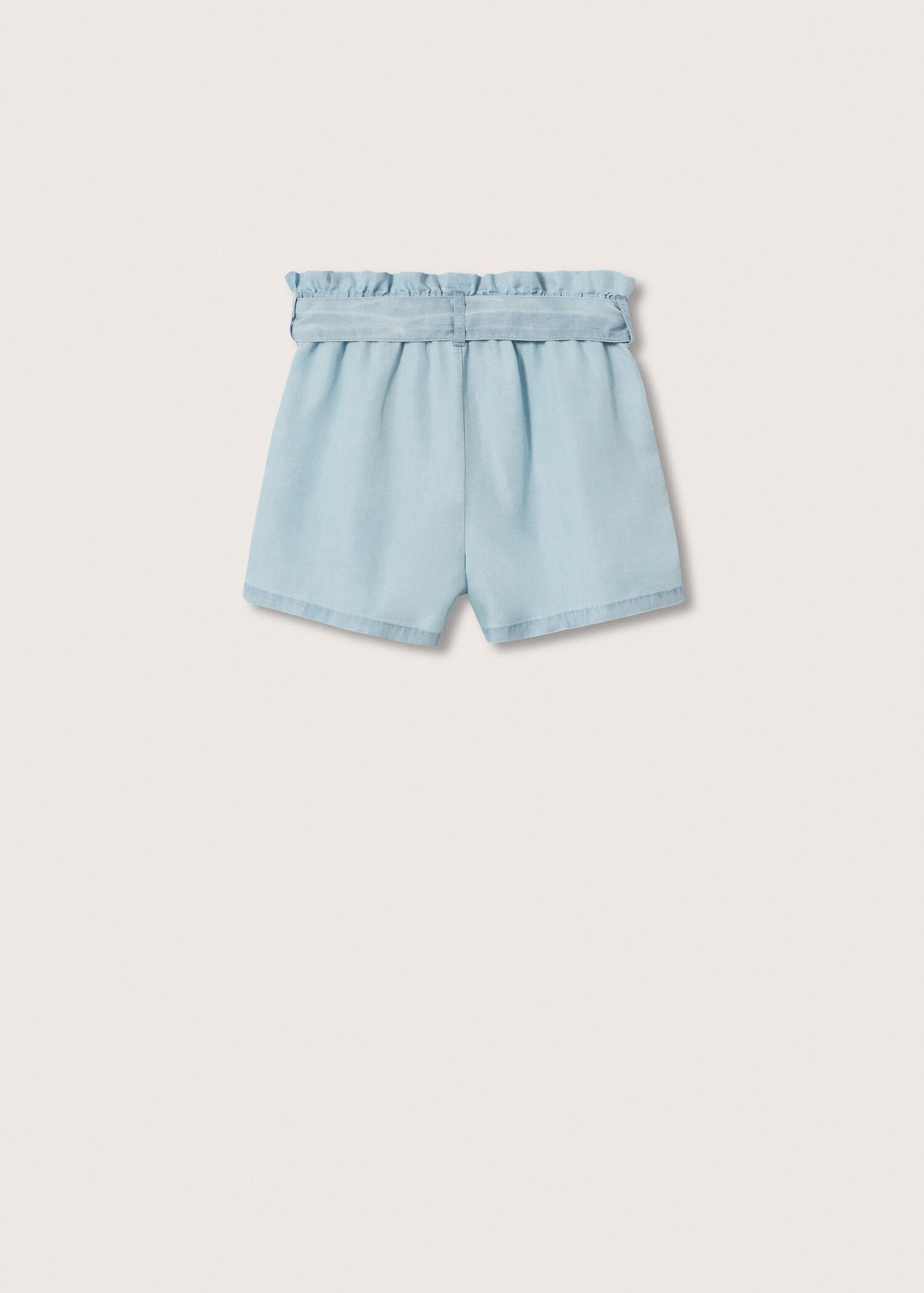 Lyocell-Shorts mit Schleife - Rückseite des Artikels