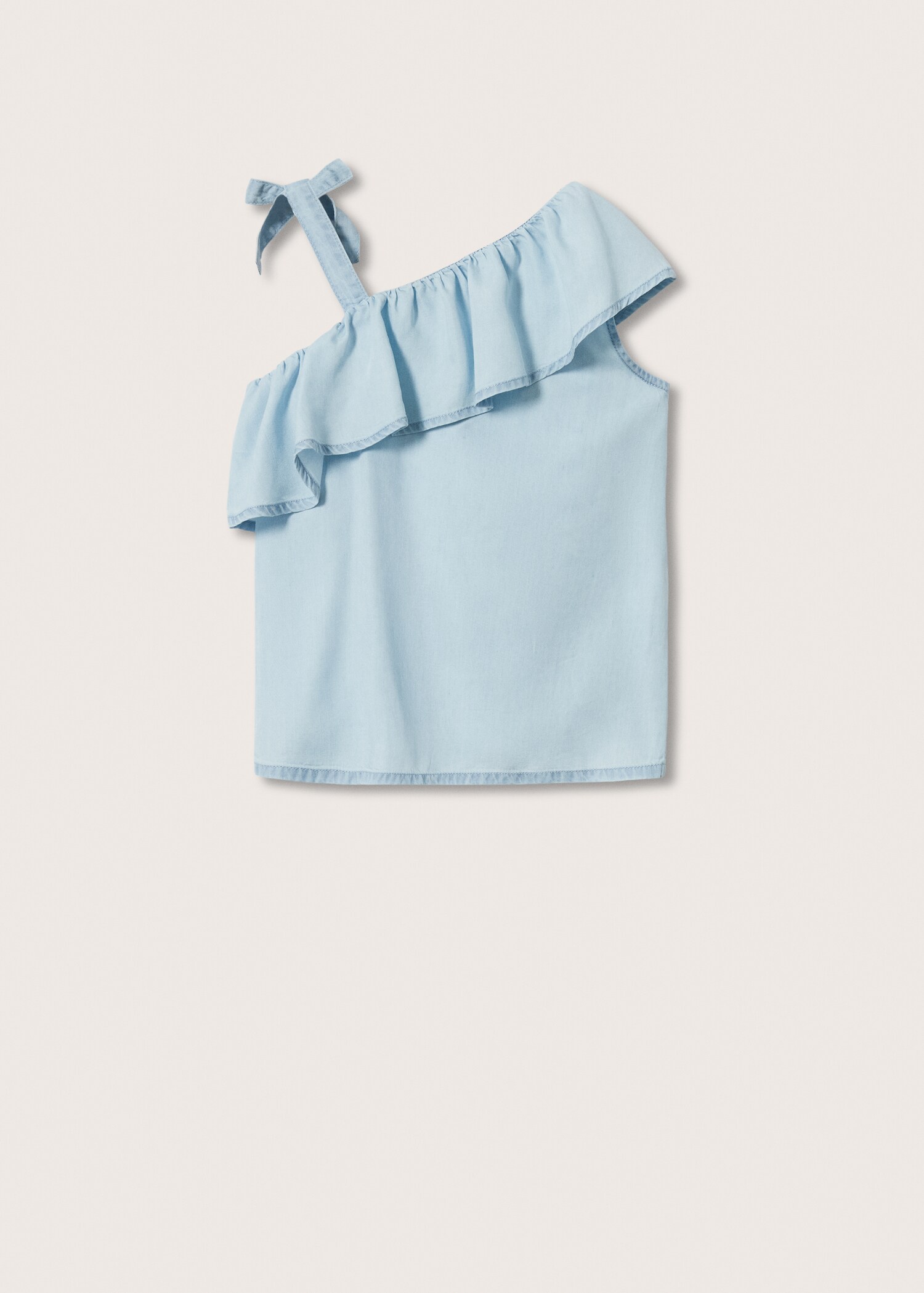 Blusa assimétrica folho - Verso do artigo