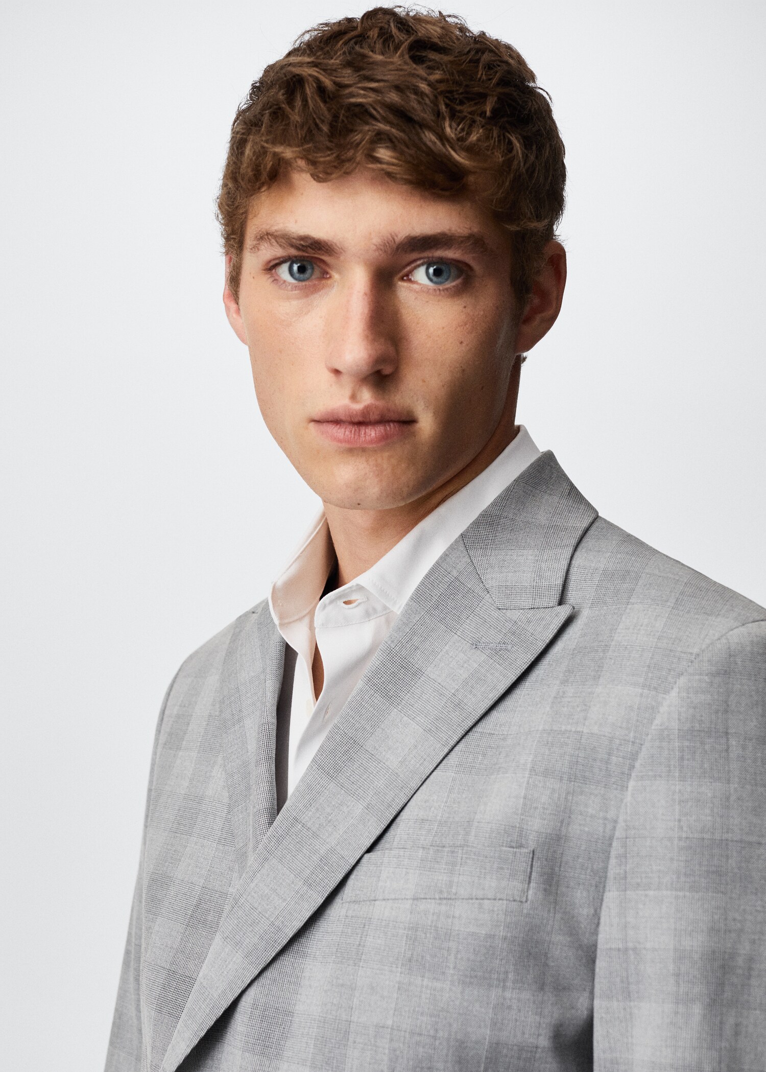 Giacca completo slim fit doppiopetto quadri - Dettaglio dell'articolo 2