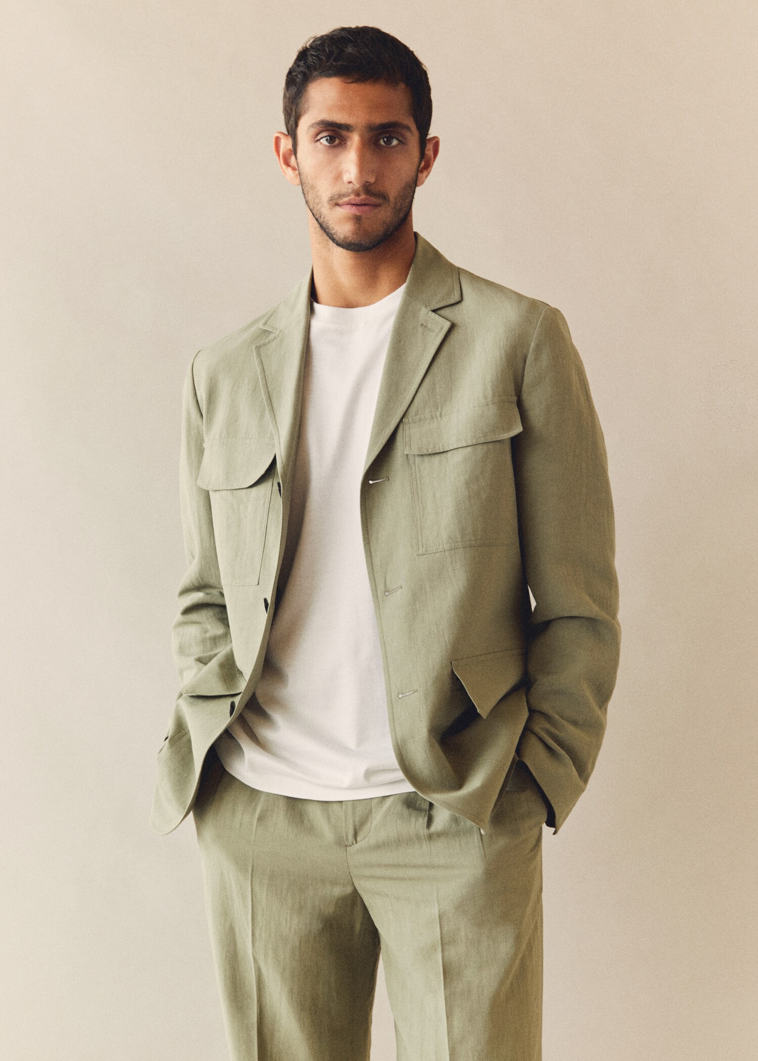 Leinenblazer mit Taschen - Detail des Artikels 5