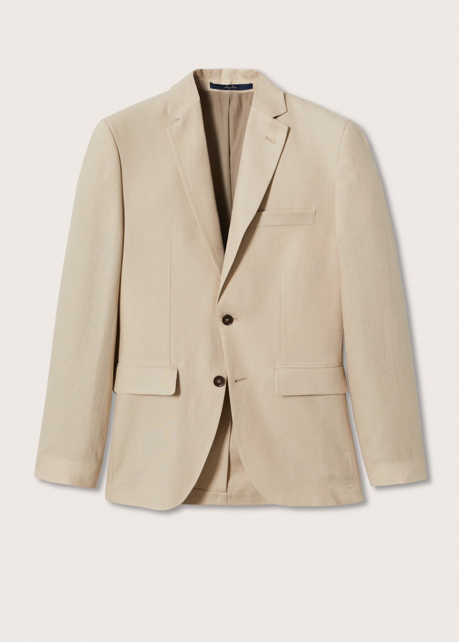100% linen slim fit blazer - Article without model