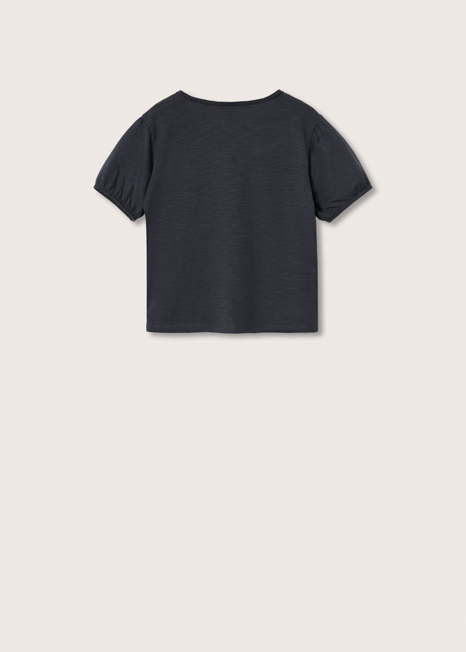 Stretchy sleeve t-shirt - Reverse of the article