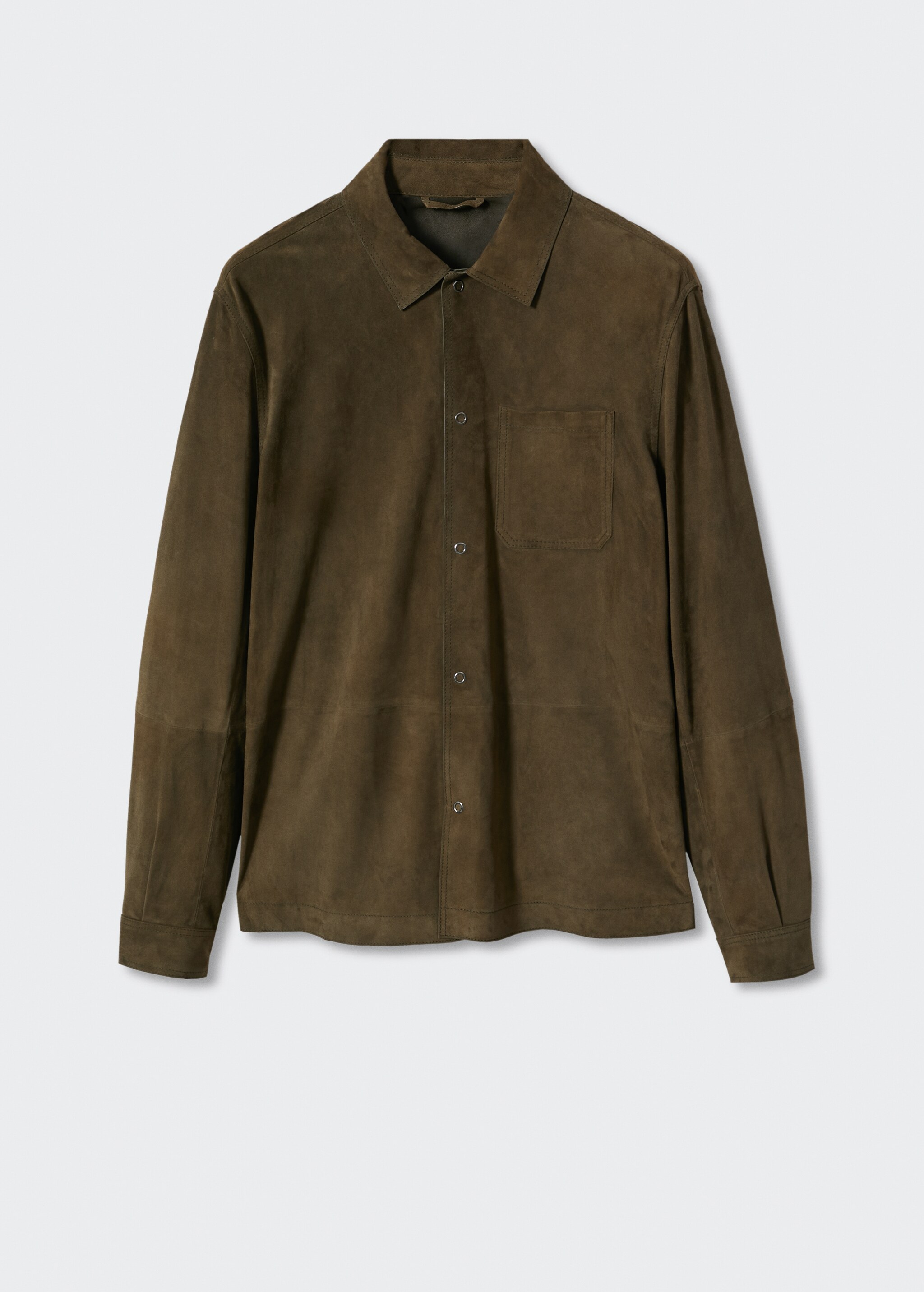 Pocket leather overshirt - Article without model