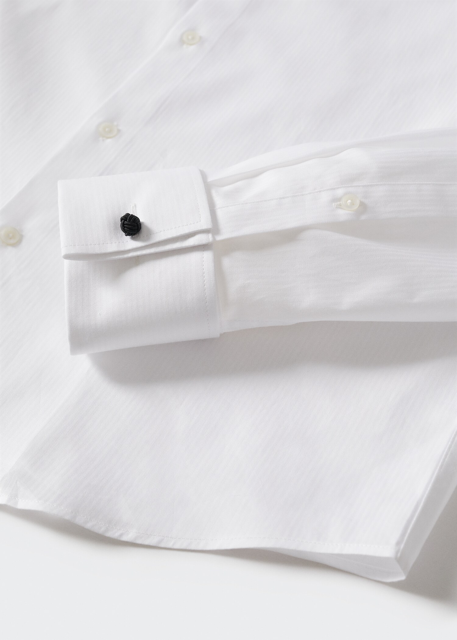 Penskjorte slim fit i bomull - Artikkeldetalj 7