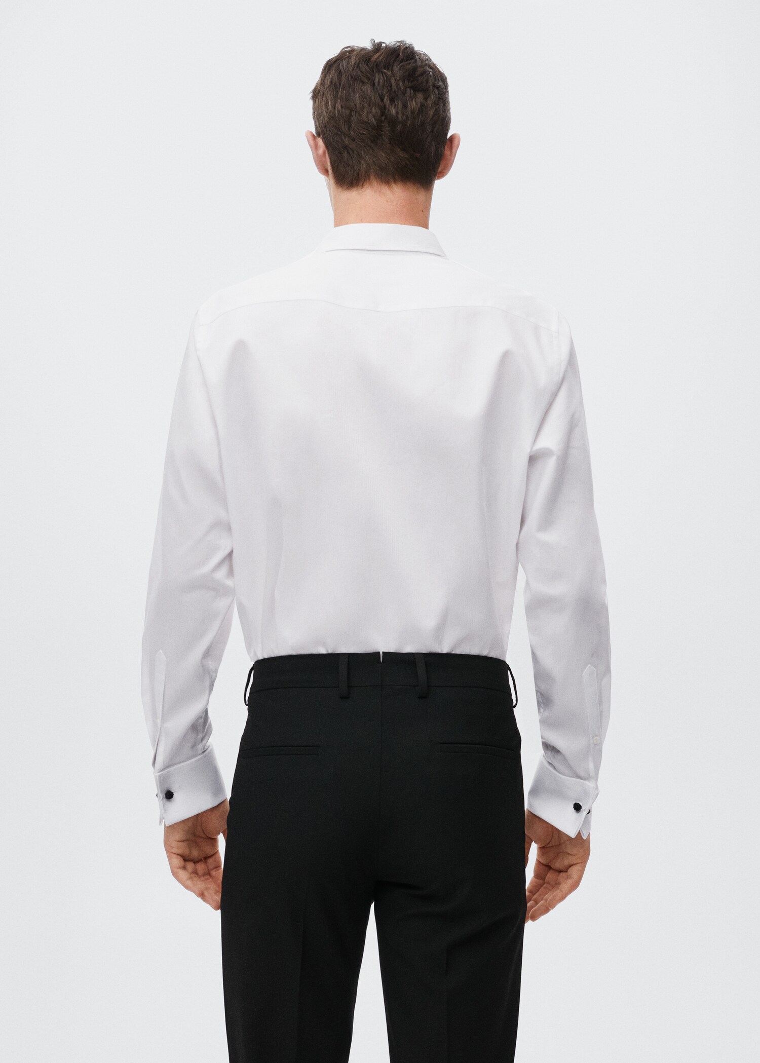 Penskjorte slim fit i bomull - Baksiden av artikkelen