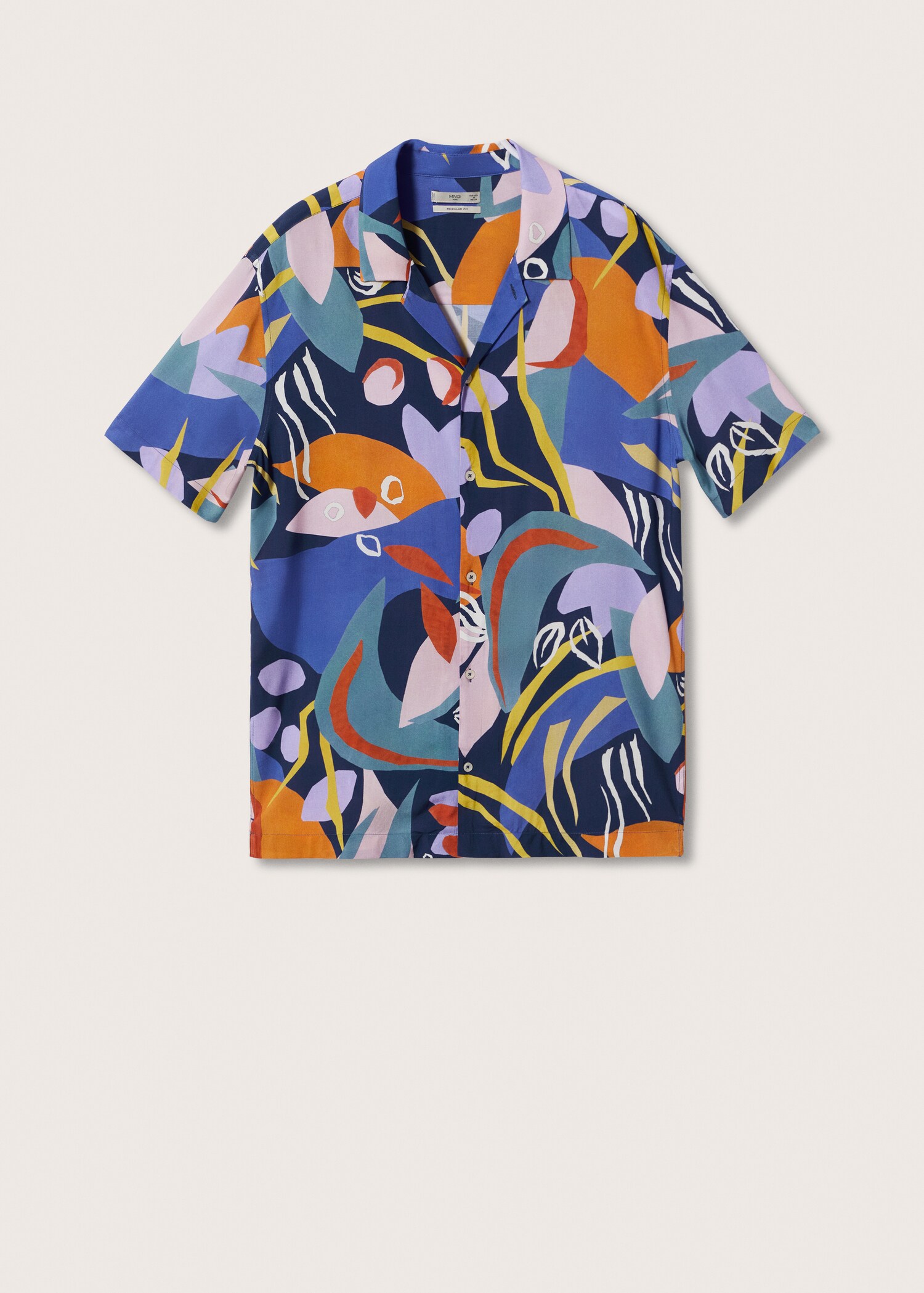 Camisa estampada hawaiana - Article sense model