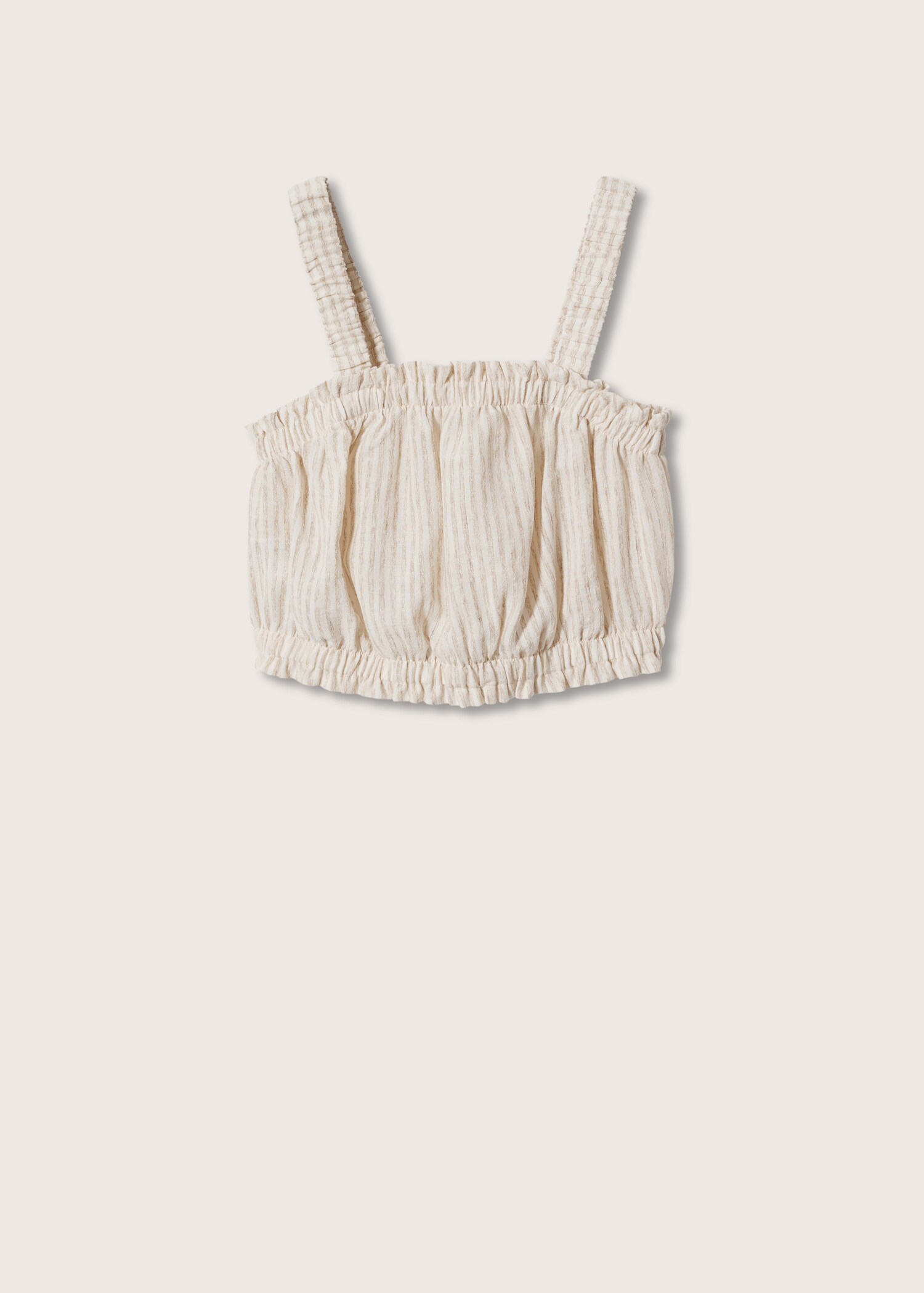 Leinen Crop Top - Artikel ohne Model