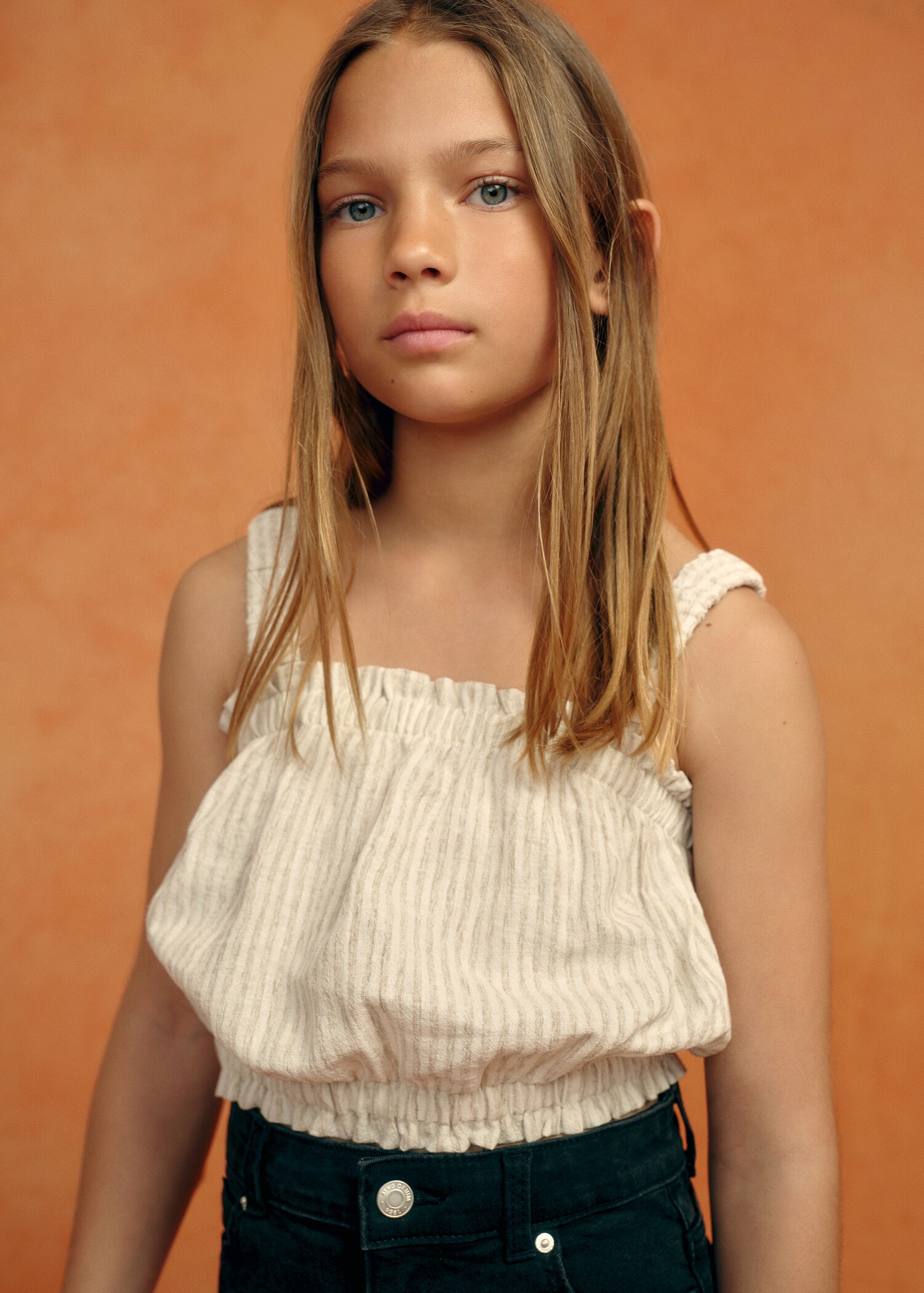 Leinen Crop Top - Detail des Artikels 5