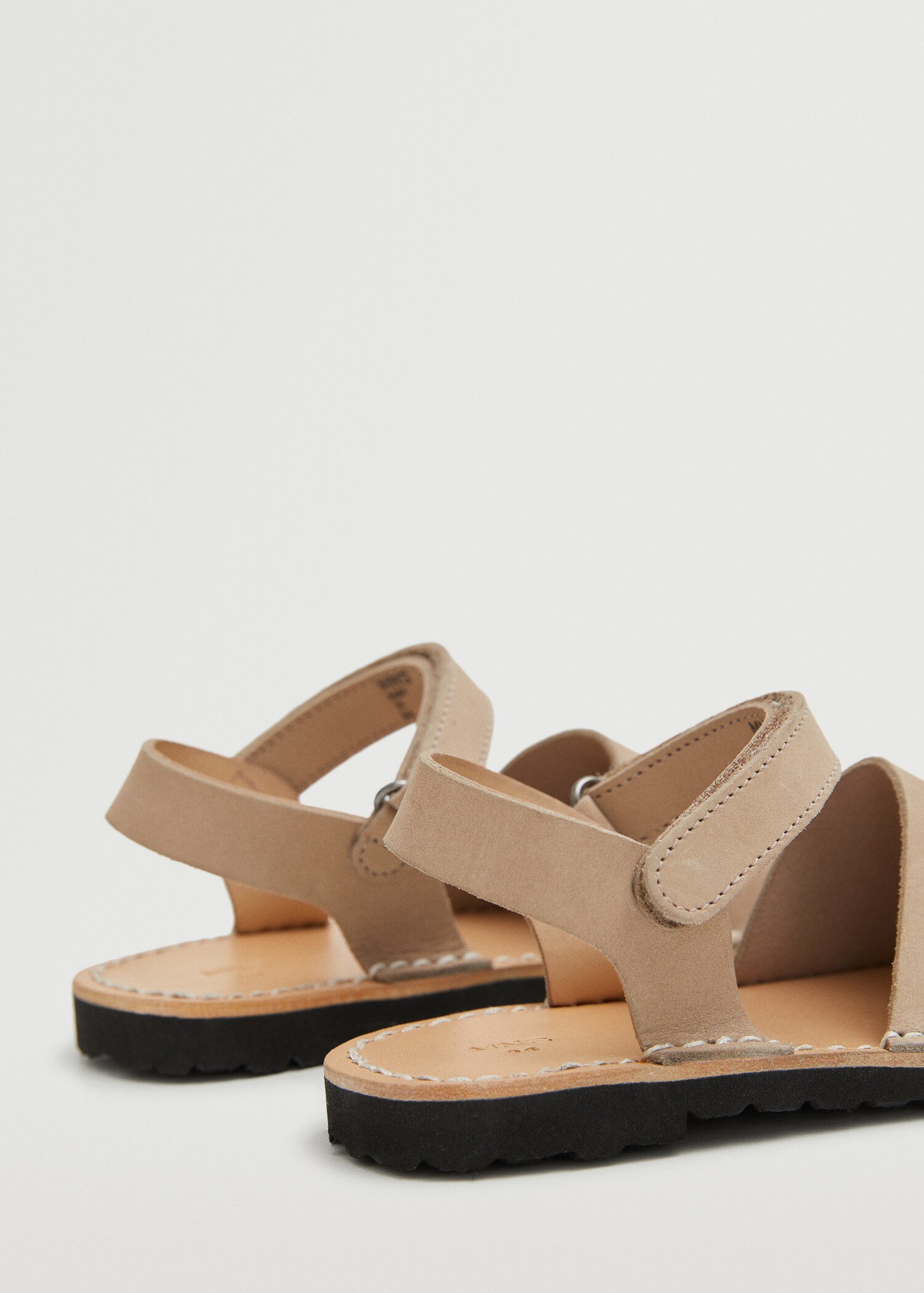 Velcro leather sandal - Details of the article 2