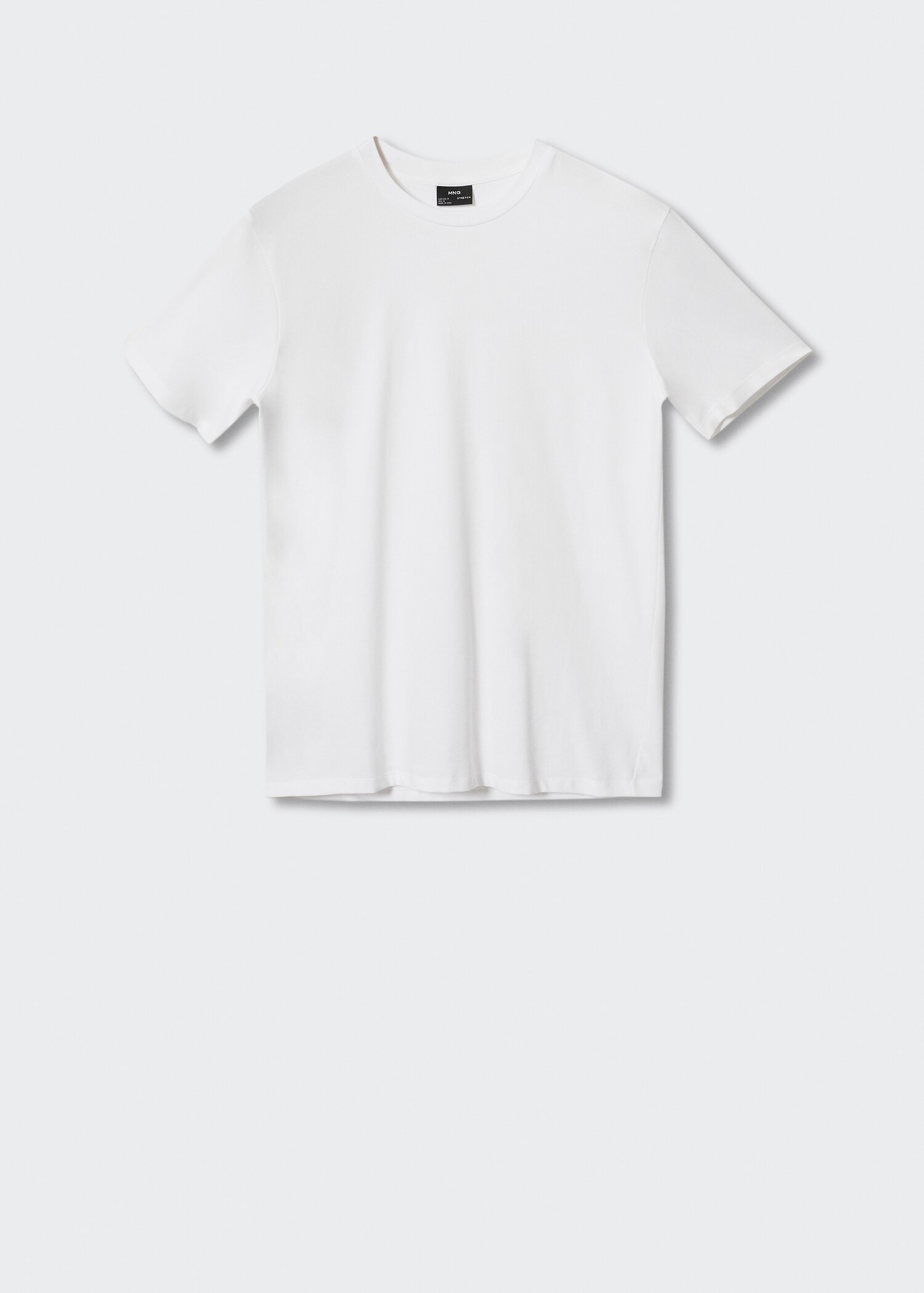 Stretch cotton T-shirt - Article without model
