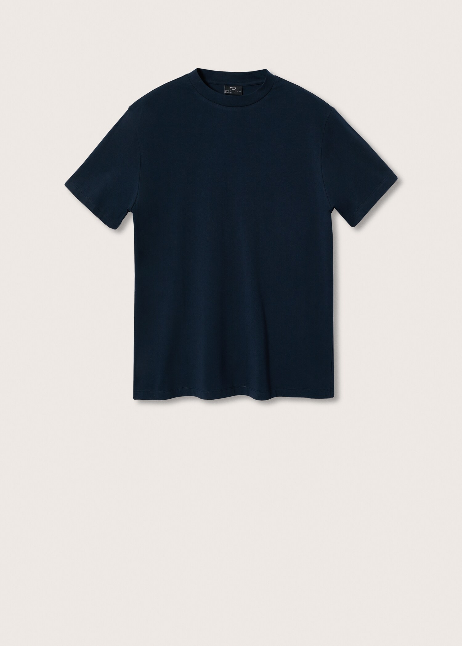 Stretch cotton T-shirt - Article without model