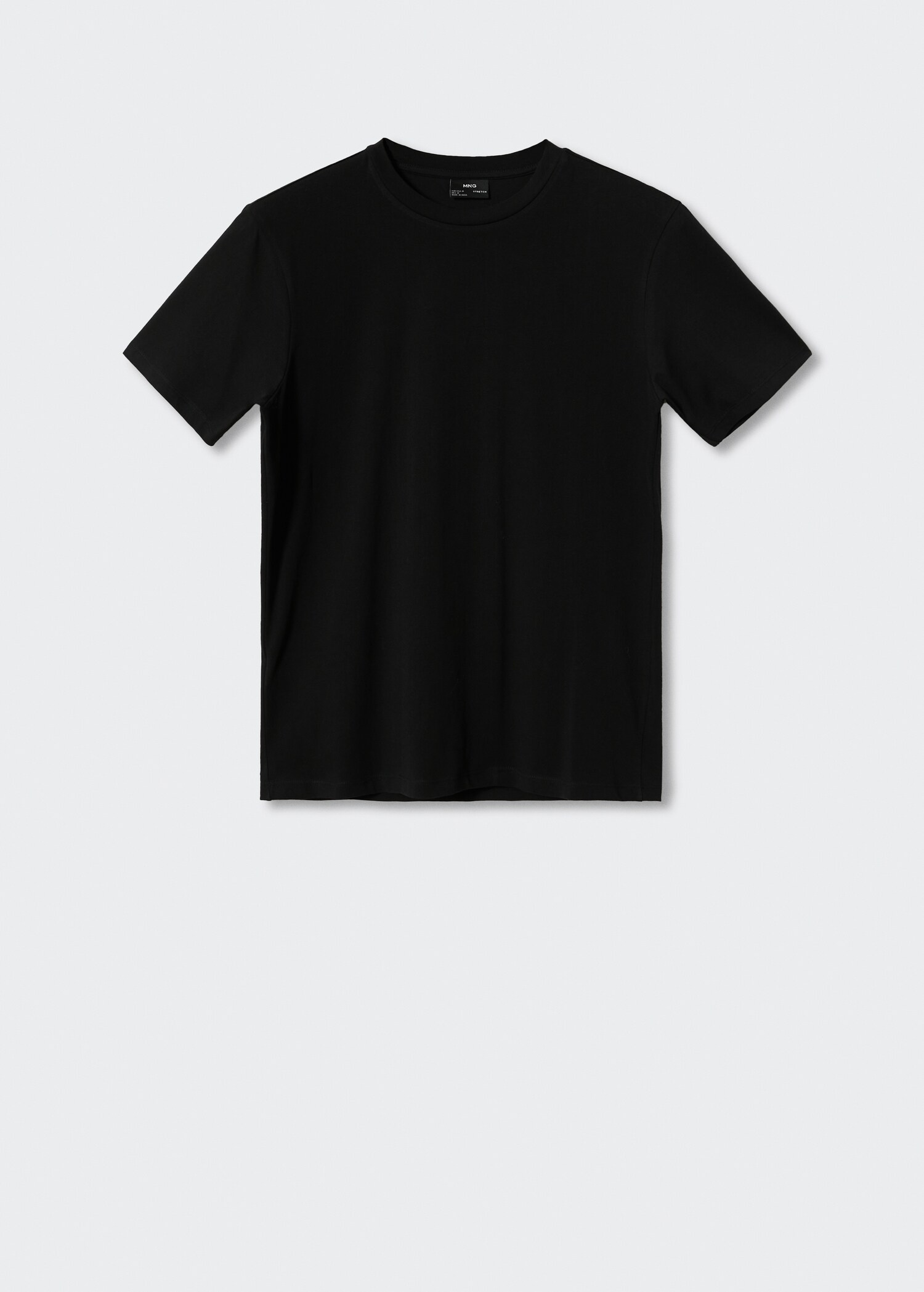 Stretch cotton T-shirt - Article without model