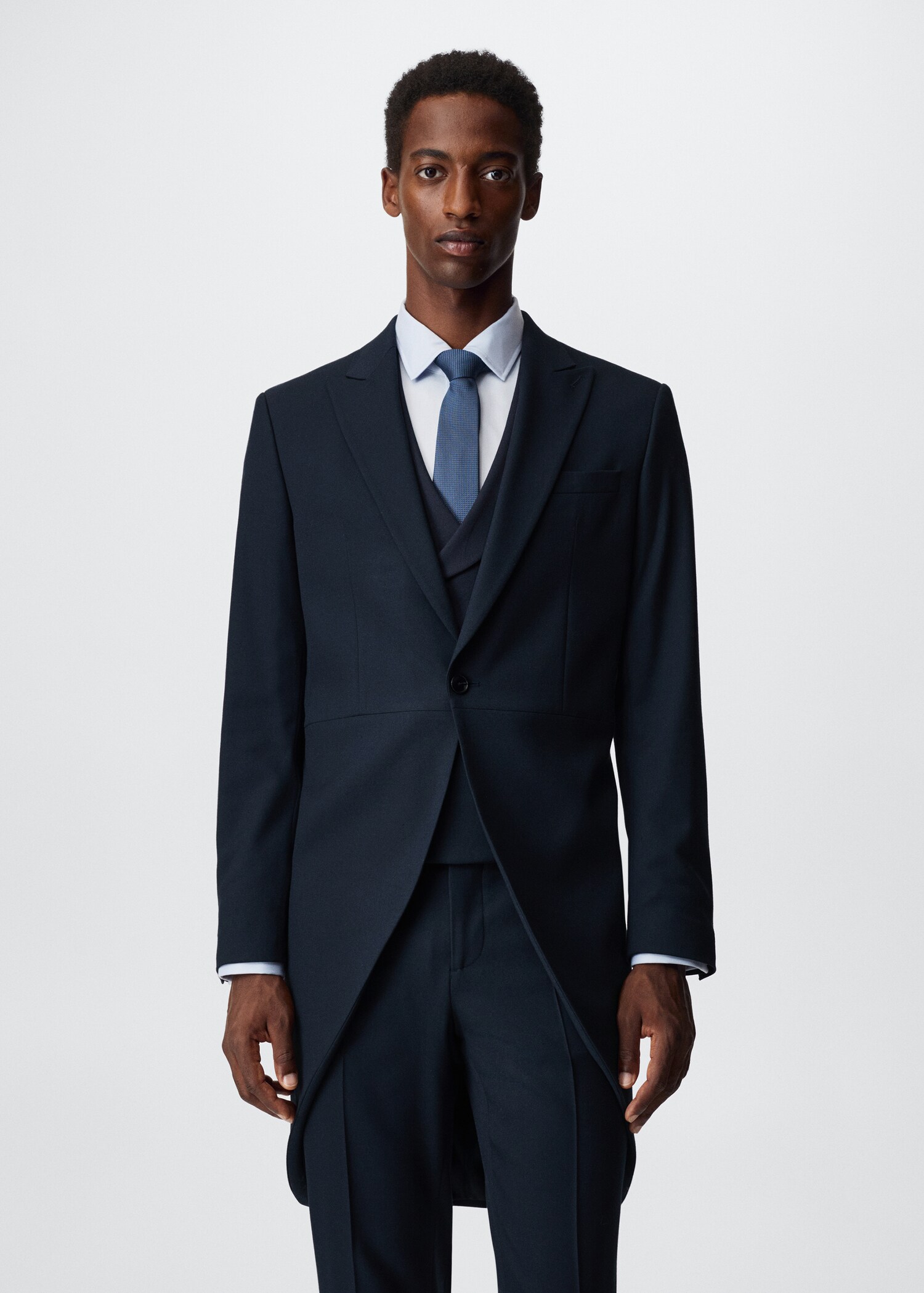 Fraque slim fit - Plano médio
