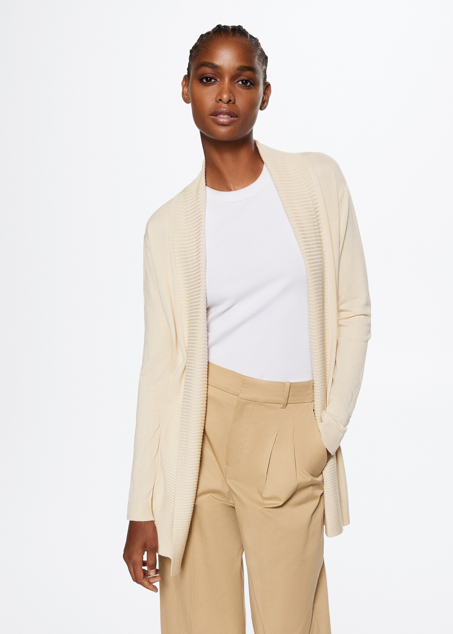 Feiner Strickcardigan - Mittlere Ansicht
