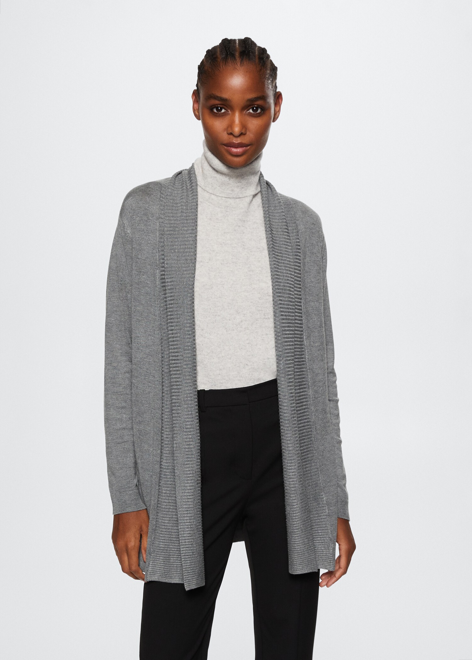 Fine-knit cardigan - Medium plane