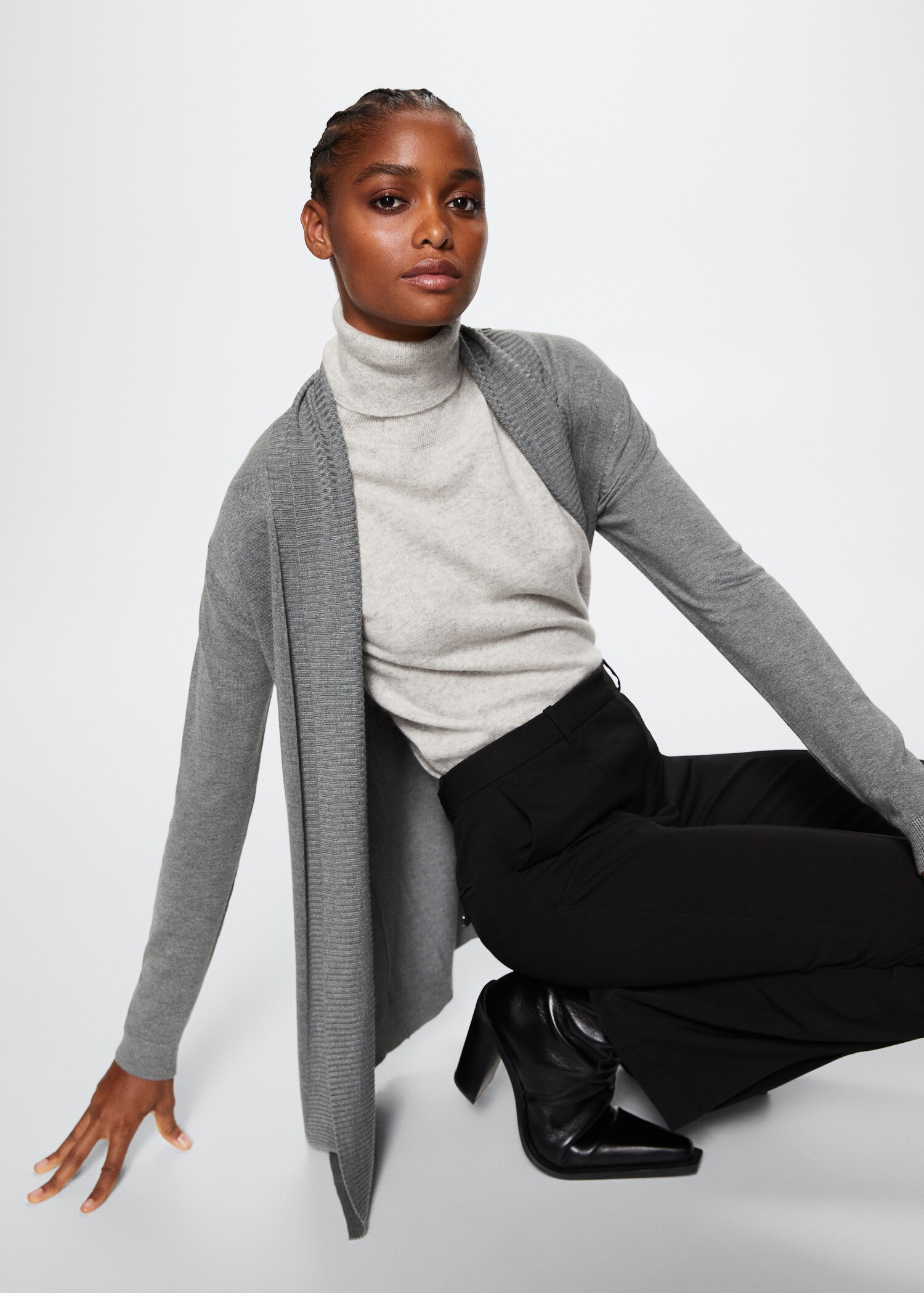 Fine-knit cardigan - Details of the article 2