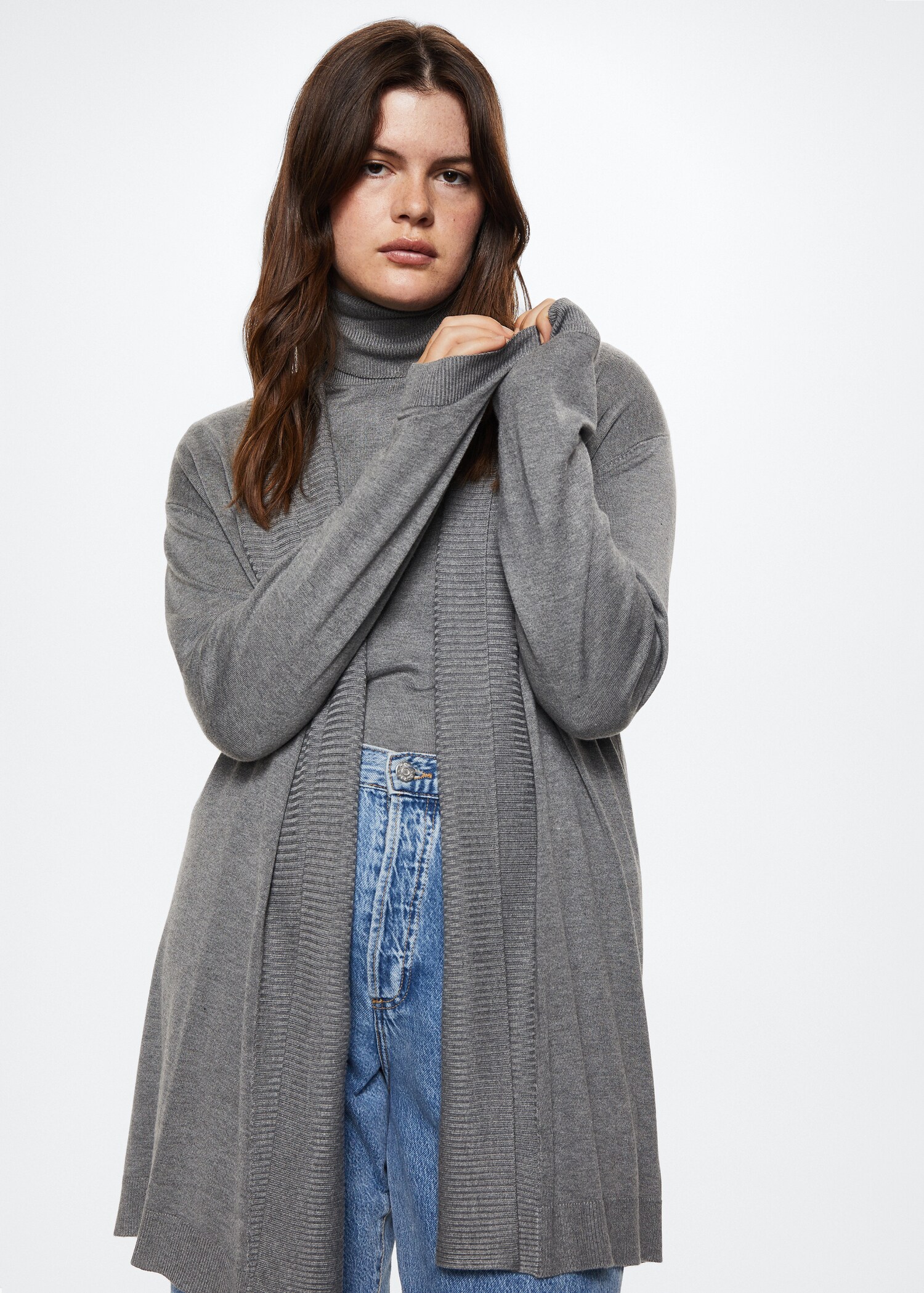 Fine-knit cardigan - Details of the article 5