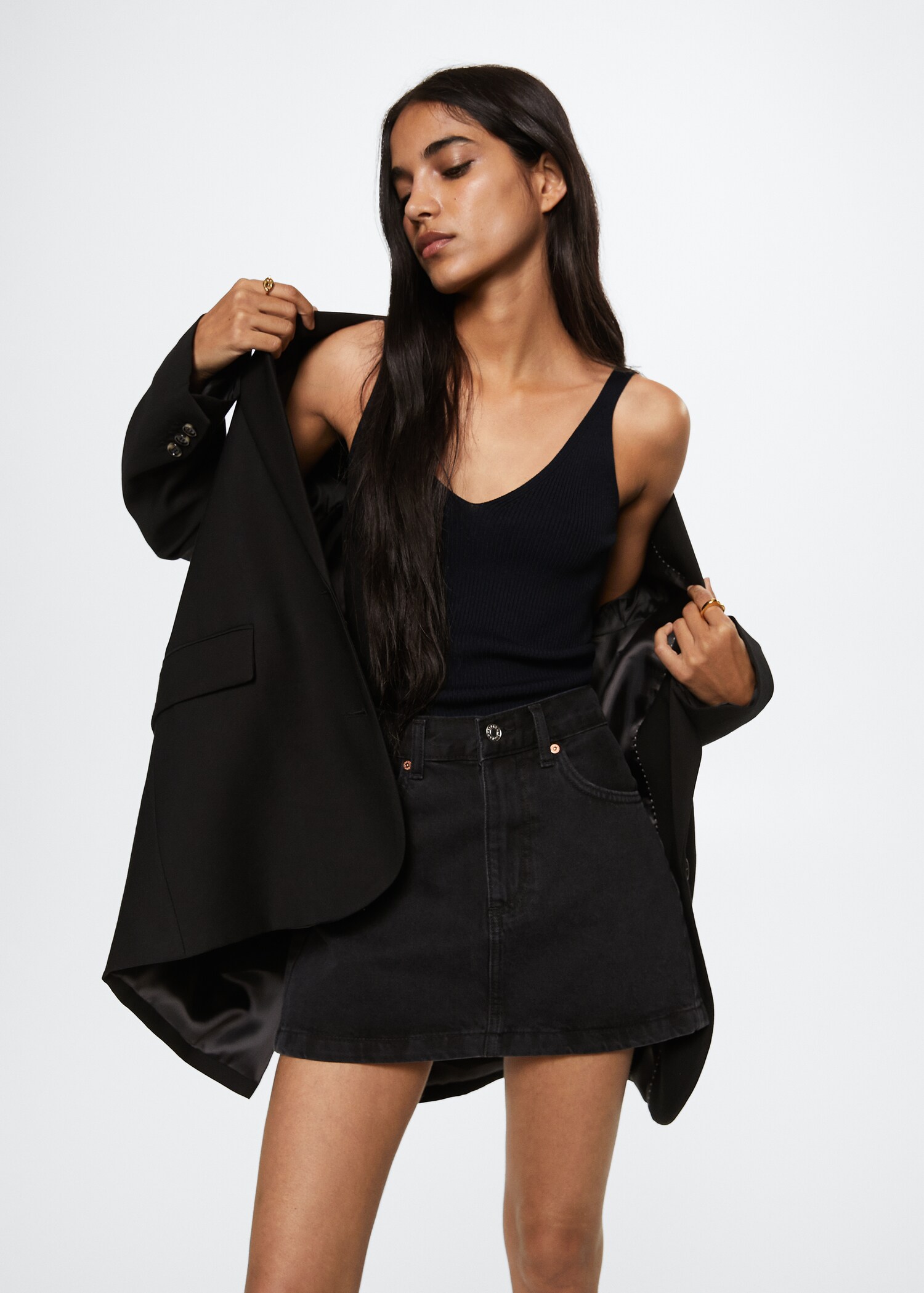 Ribbed knit top - Medium plane