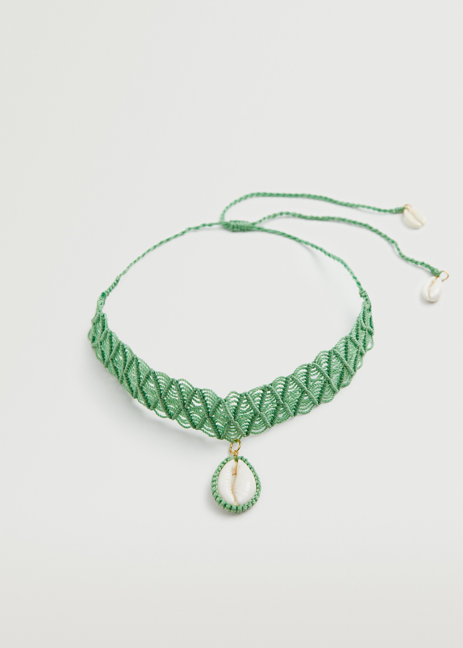 Braided choker necklace - Article without model