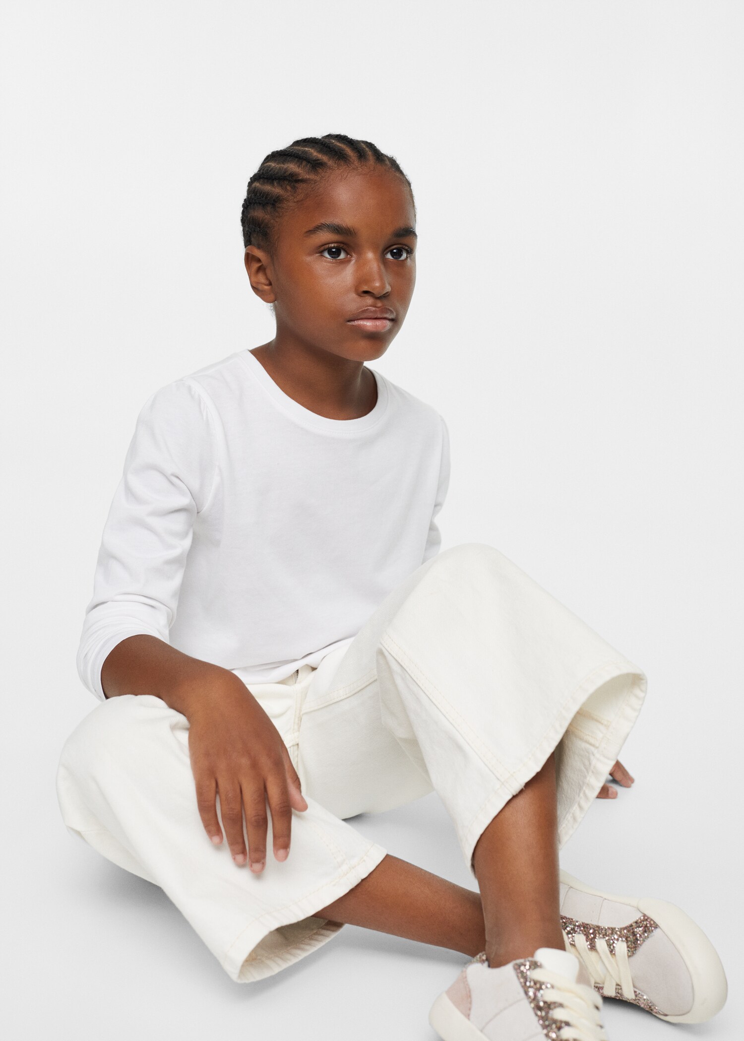 Culotte jeans - Medium plane