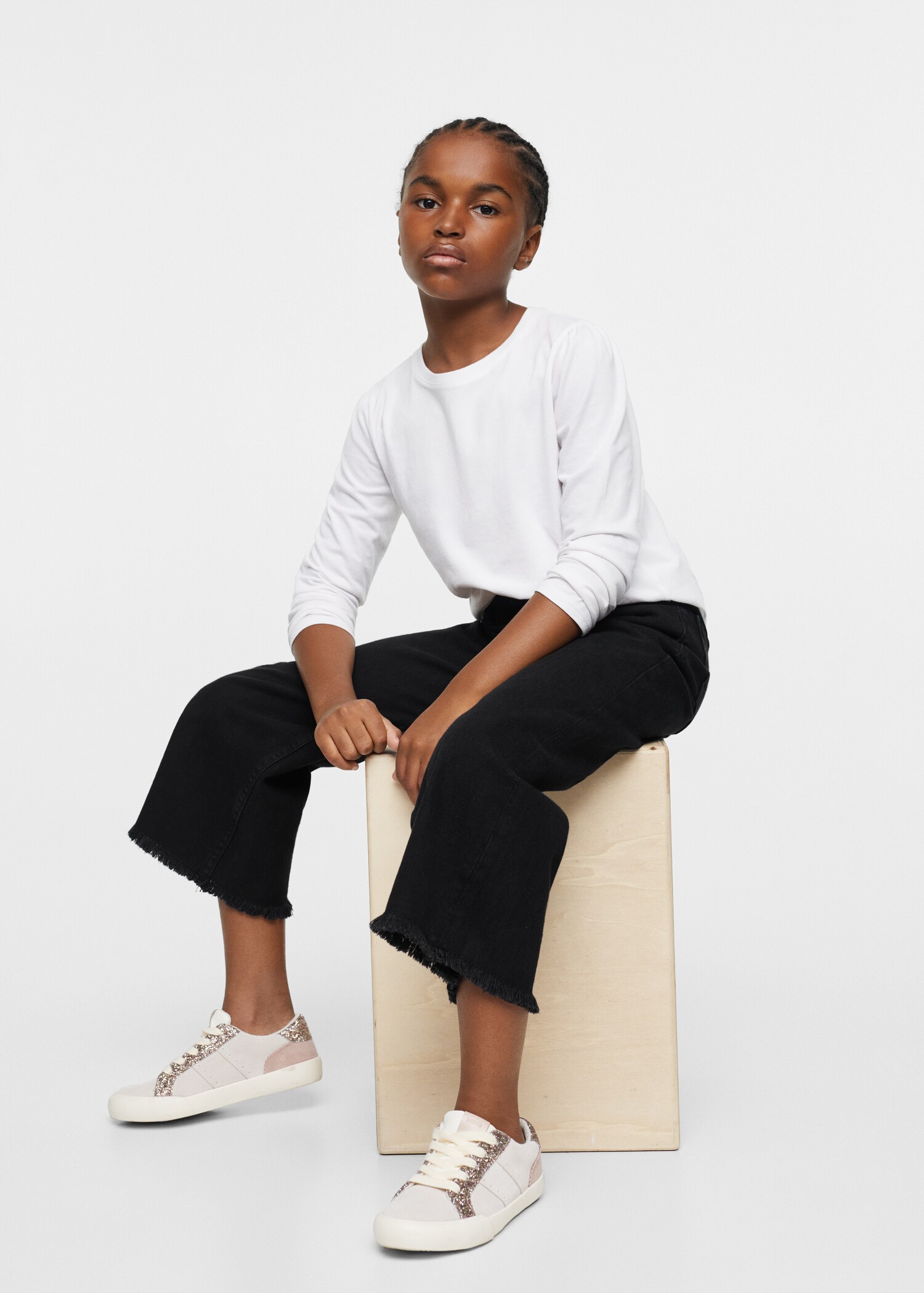 Culotte jeans - Medium plane