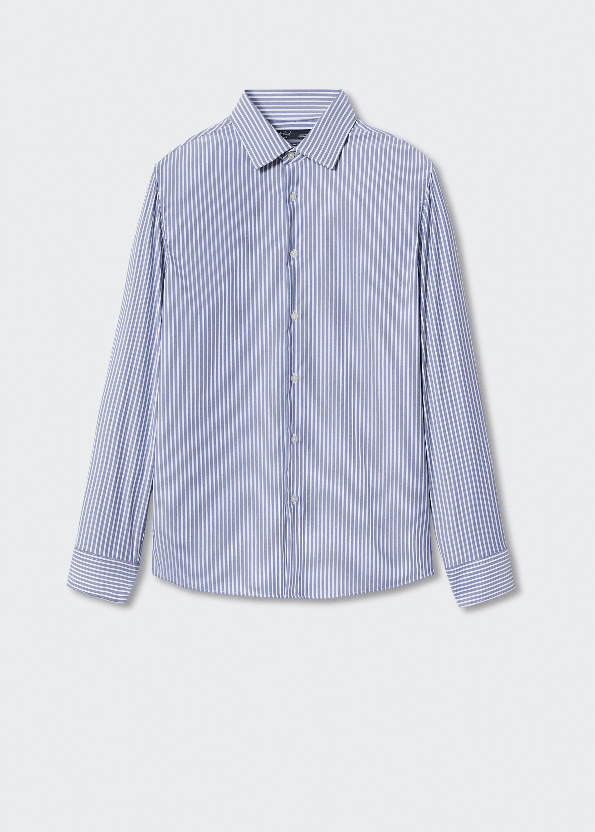 Striped stretch suit shirt - Article without model