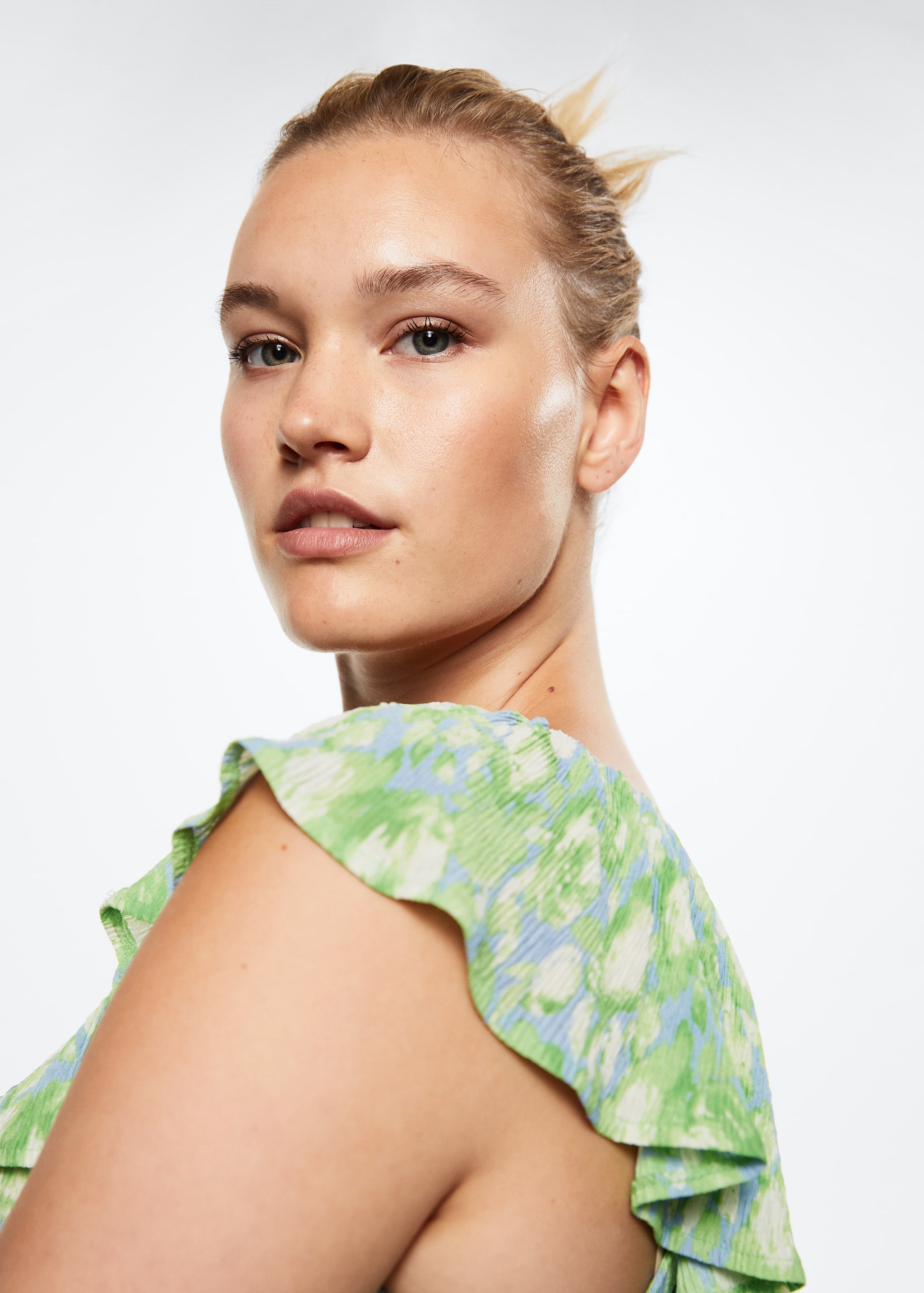 Floral print dress - Details of the article 4