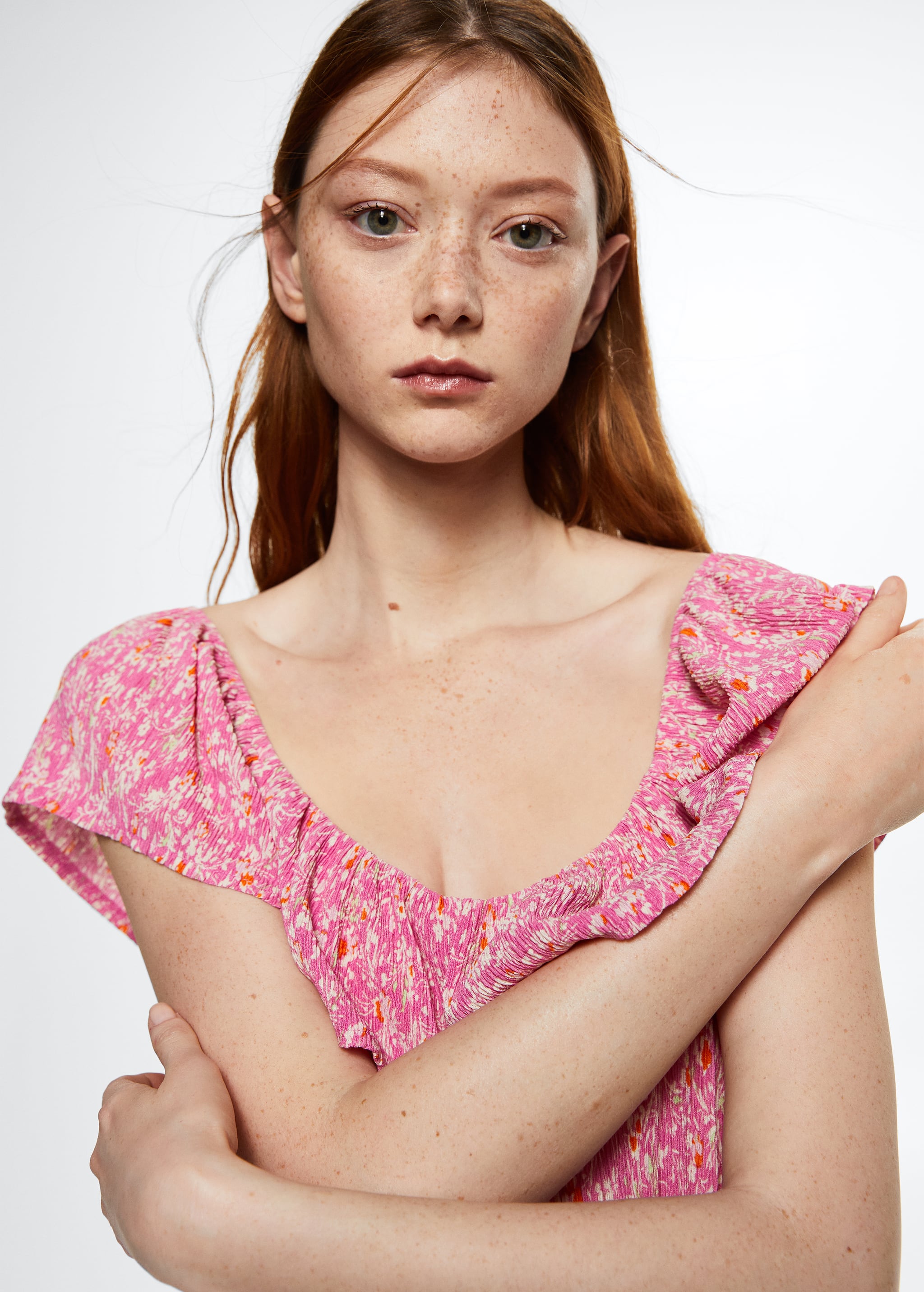 Floral print dress - Details of the article 1