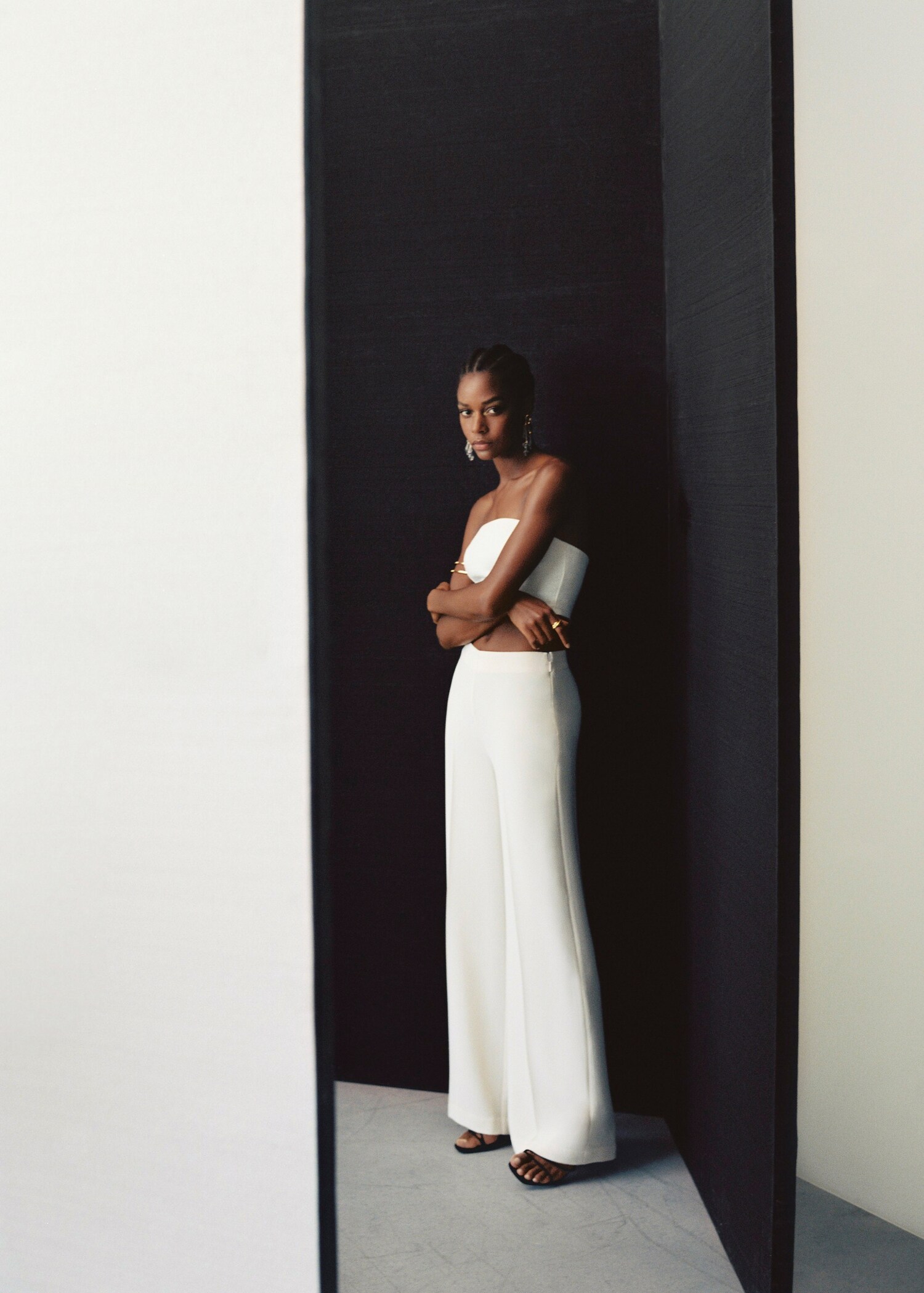 High-waist palazzo pants - Details of the article 6