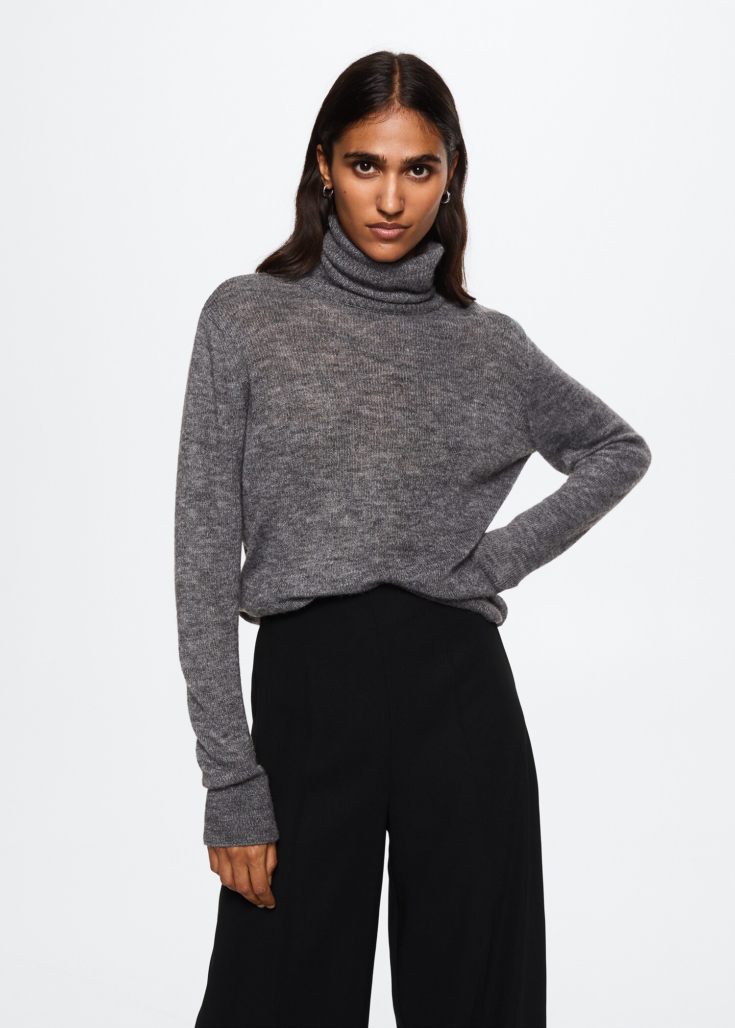 High-waist palazzo pants - Details of the article 2