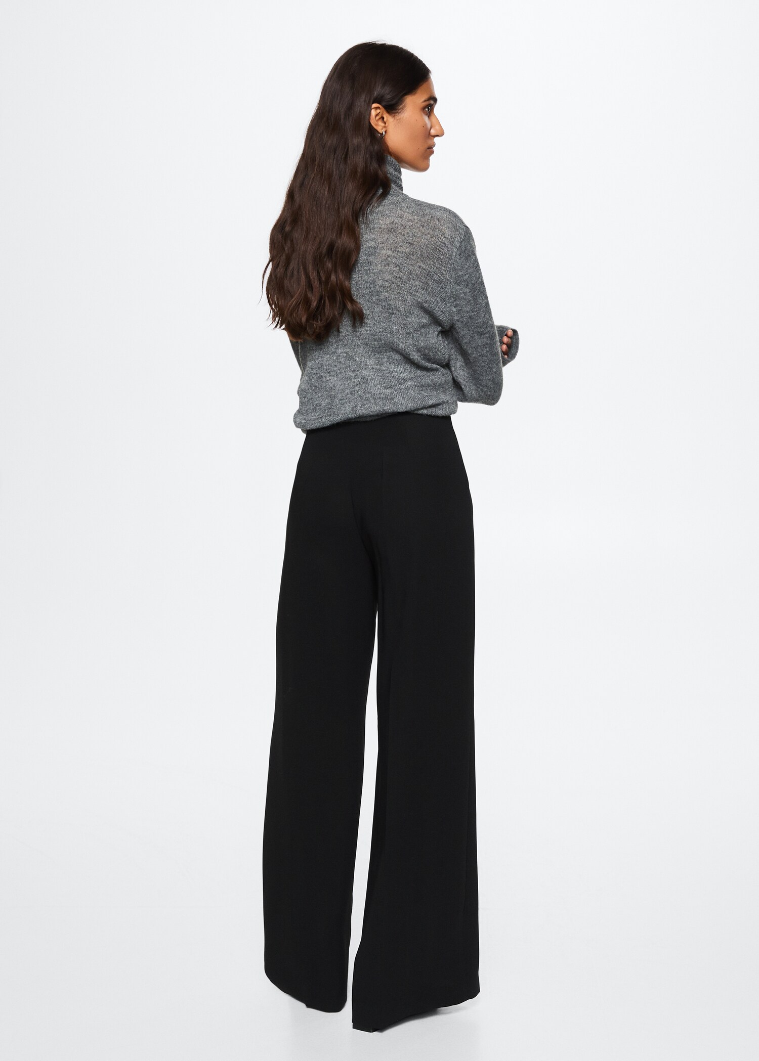 High-waist palazzo pants - Reverse of the article