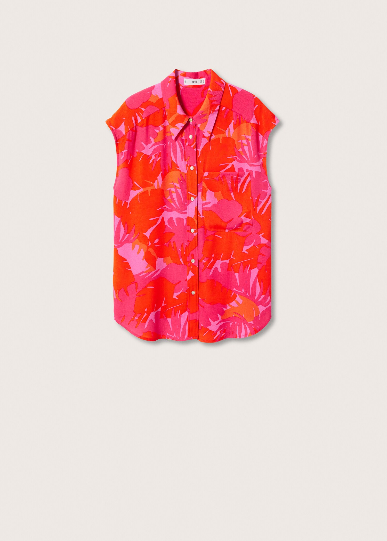 Soepelvallende oversized blouse - Artikel zonder model