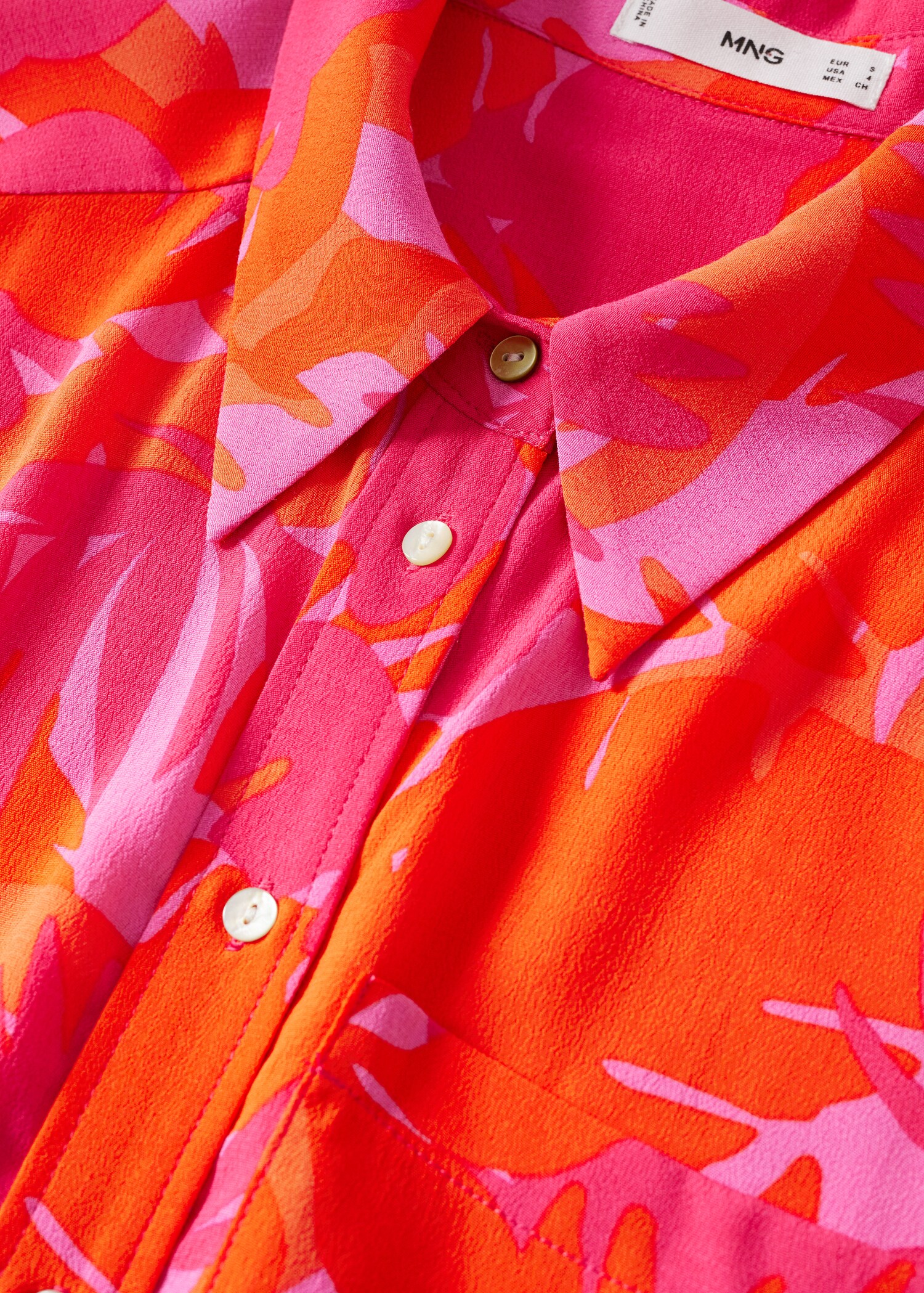 Soepelvallende oversized blouse - Detail van het artikel 8