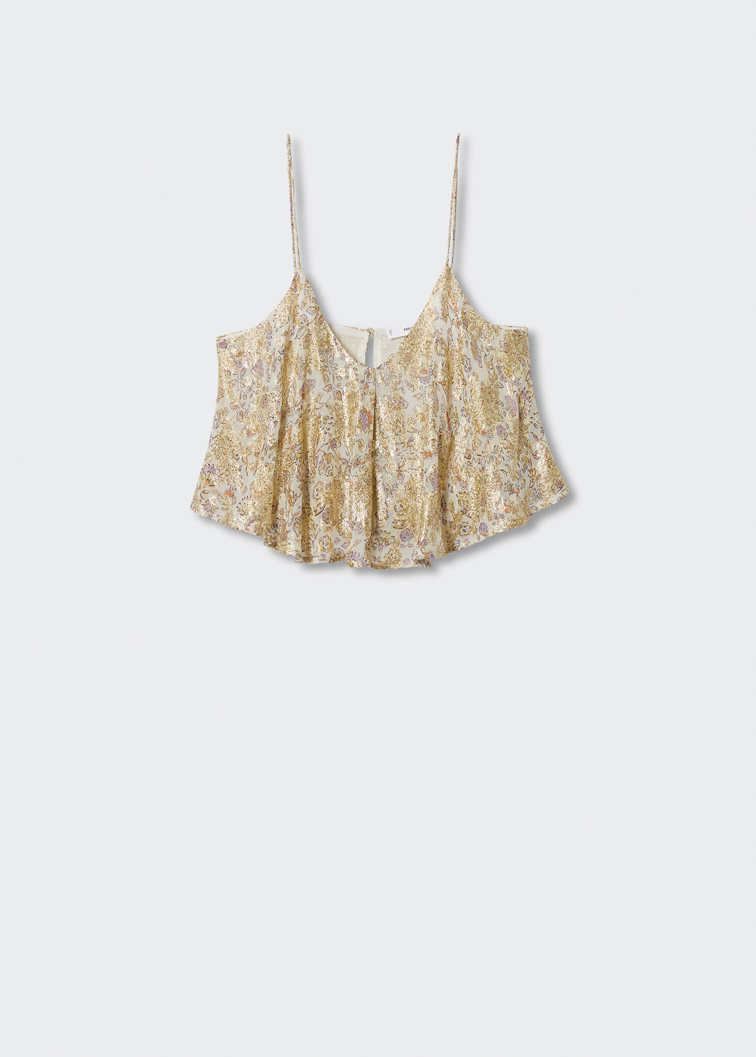 Crop top Lurex - Article sans modèle