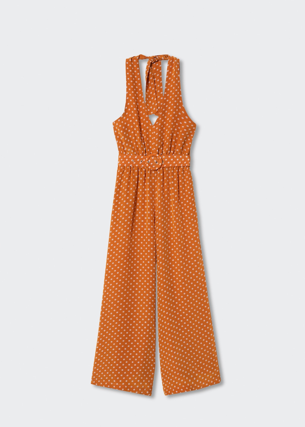 Polka dot long jumpsuit Women MANGO OUTLET USA