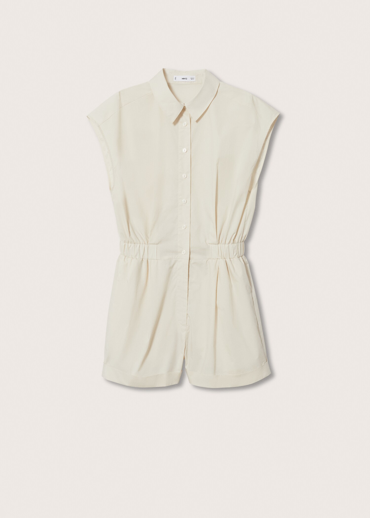 Kurzer Baumwoll-Jumpsuit - Artikel ohne Model