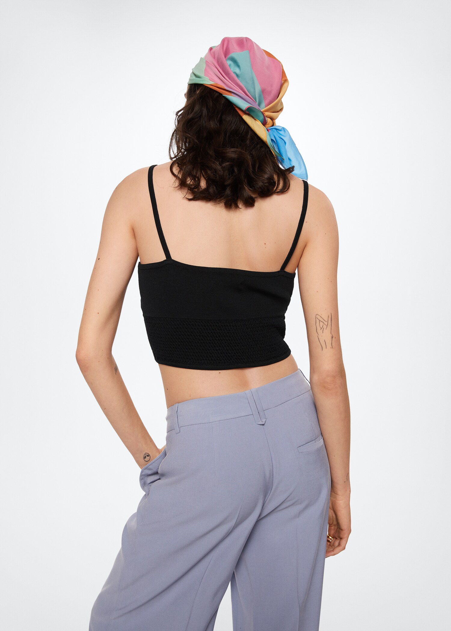Top crop nus - Revers de l'article