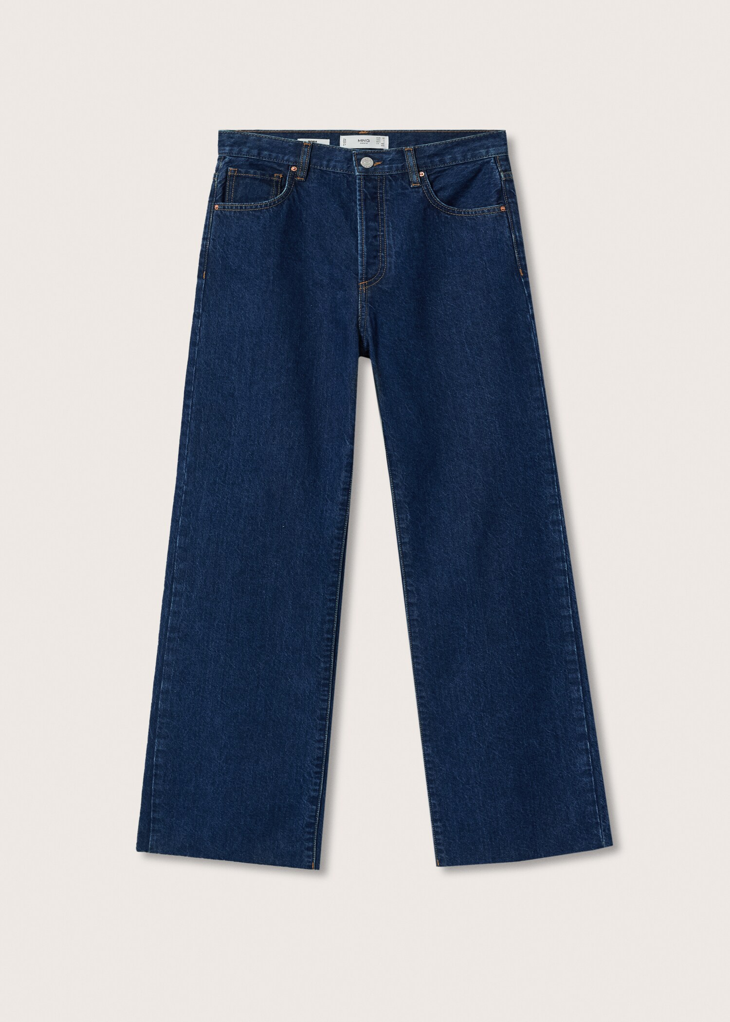 Jeans wideleg tiro alto - Artículo sin modelo