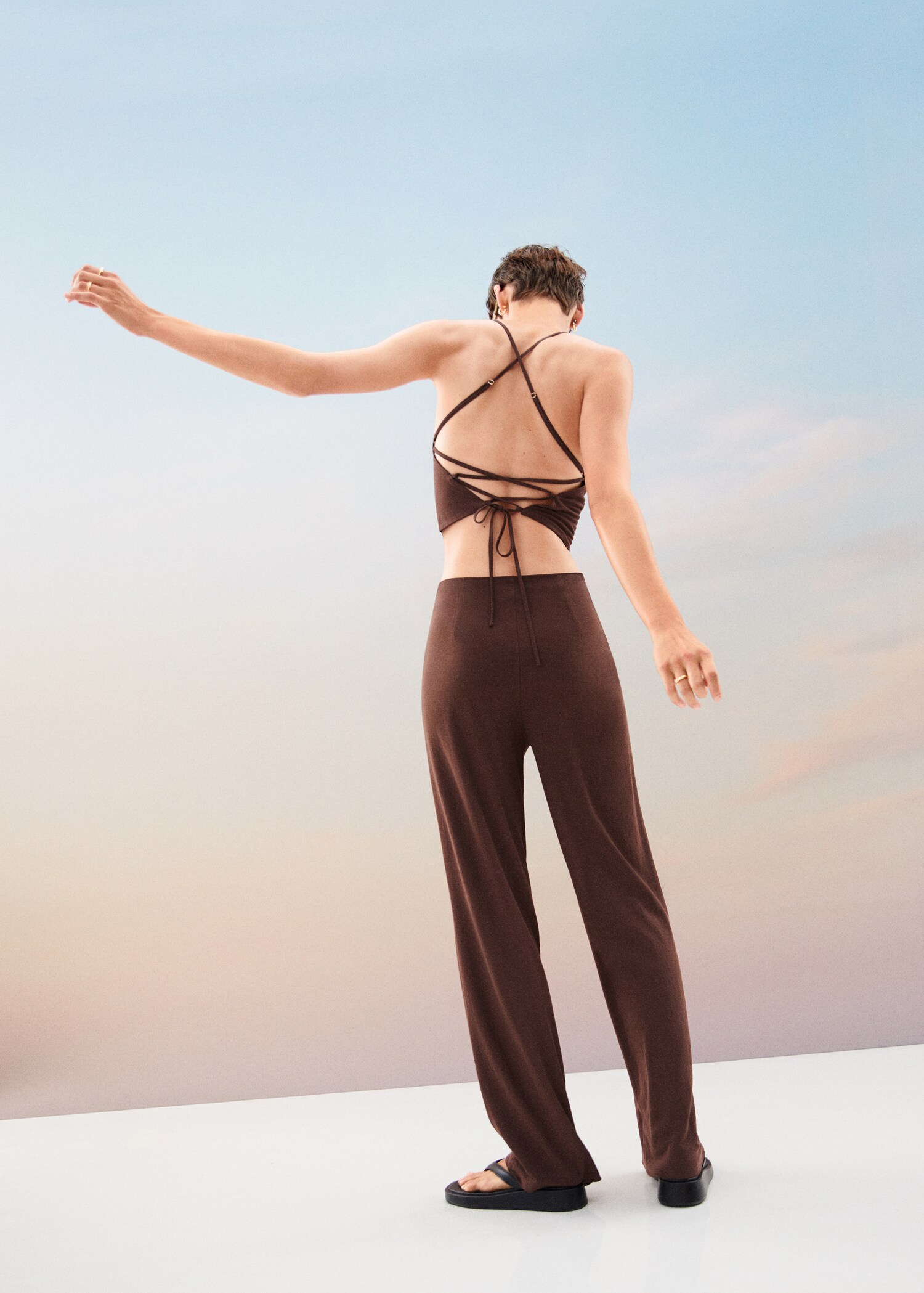 Pantalons palazzo fluids - Detall de l'article 6