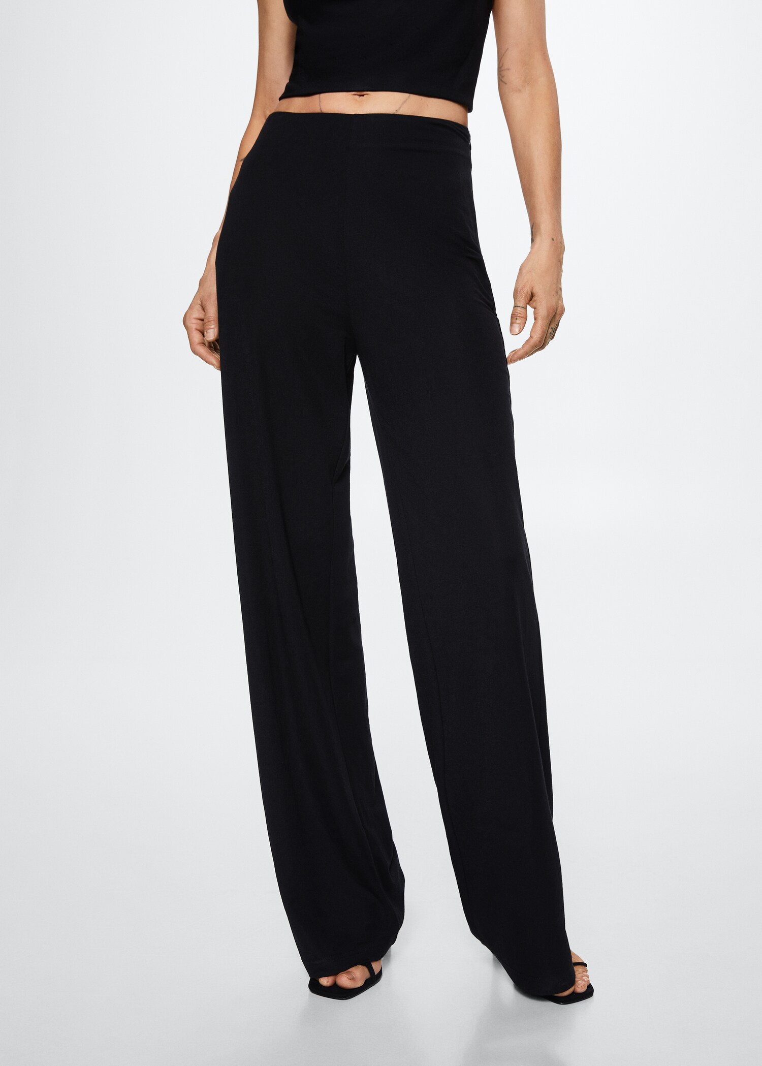 Pantalons palazzo fluids - Pla mig