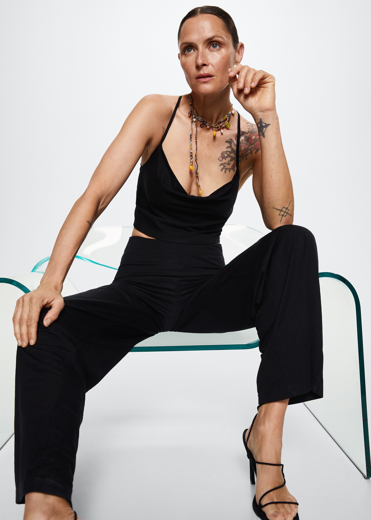 Pantalons palazzo fluids - Detall de l'article 2