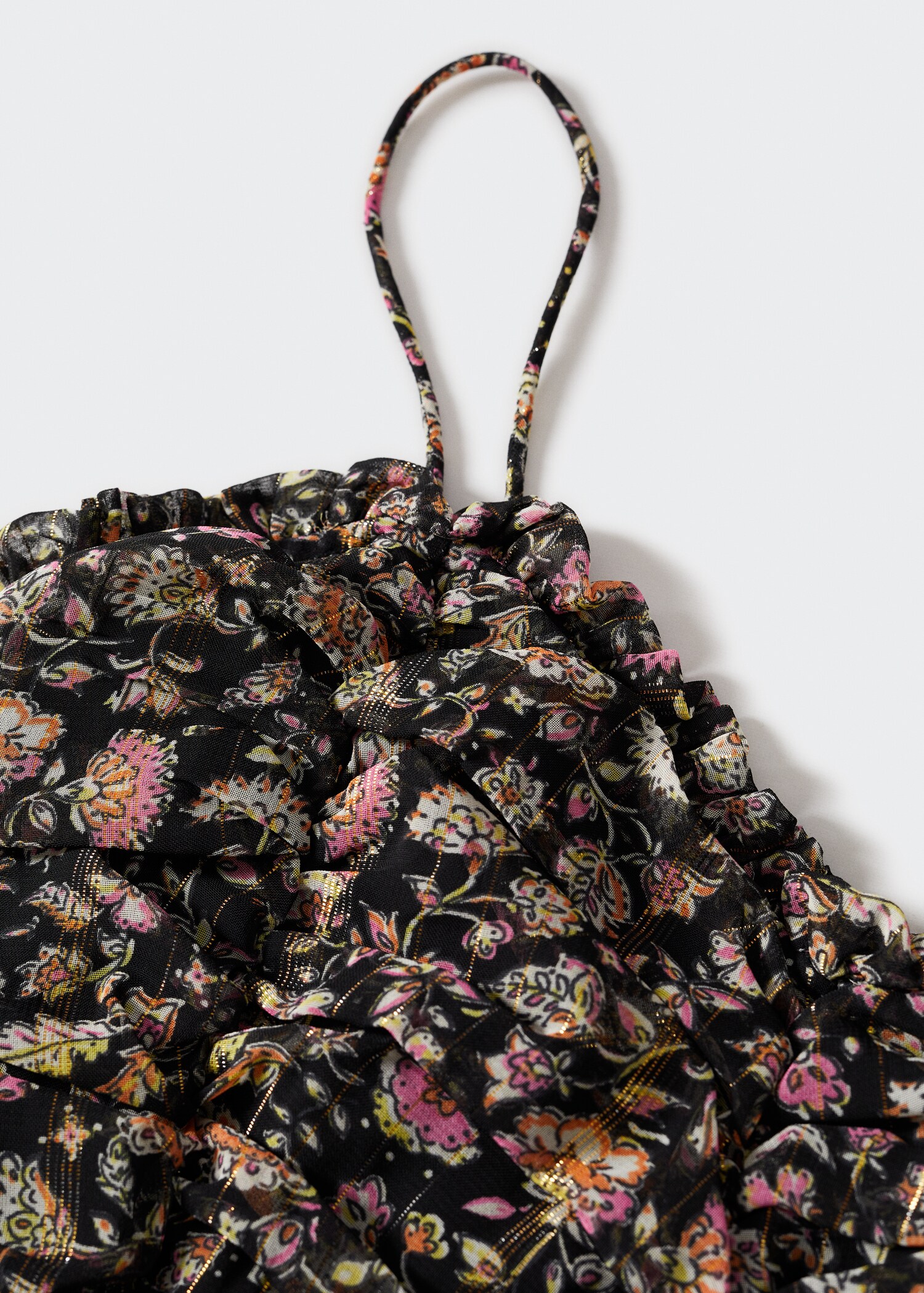 Lurex print dress - Details of the article 8