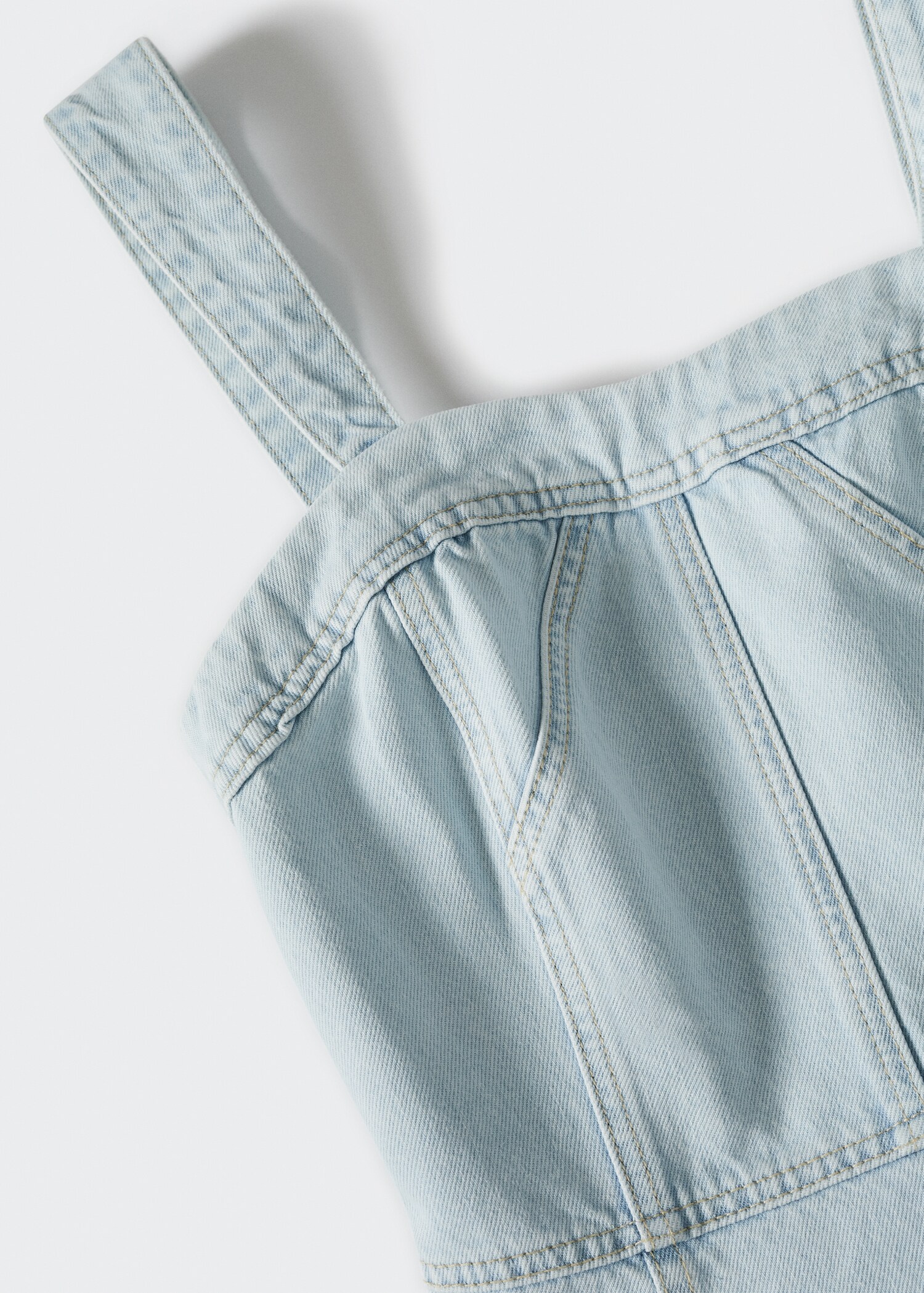 Zip denim dress - Details of the article 8