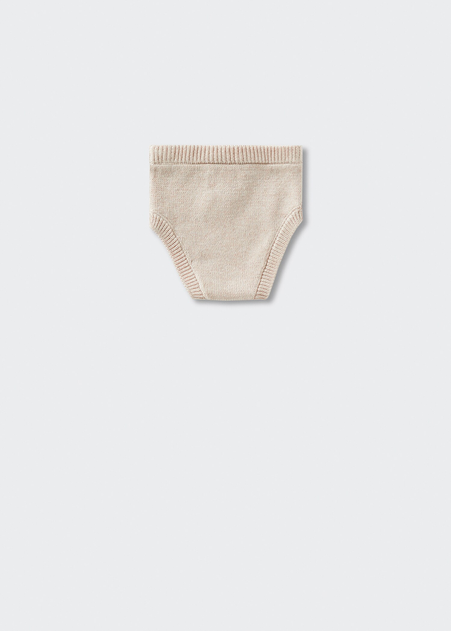 Gestrickte Baumwollshorts - Rückseite des Artikels