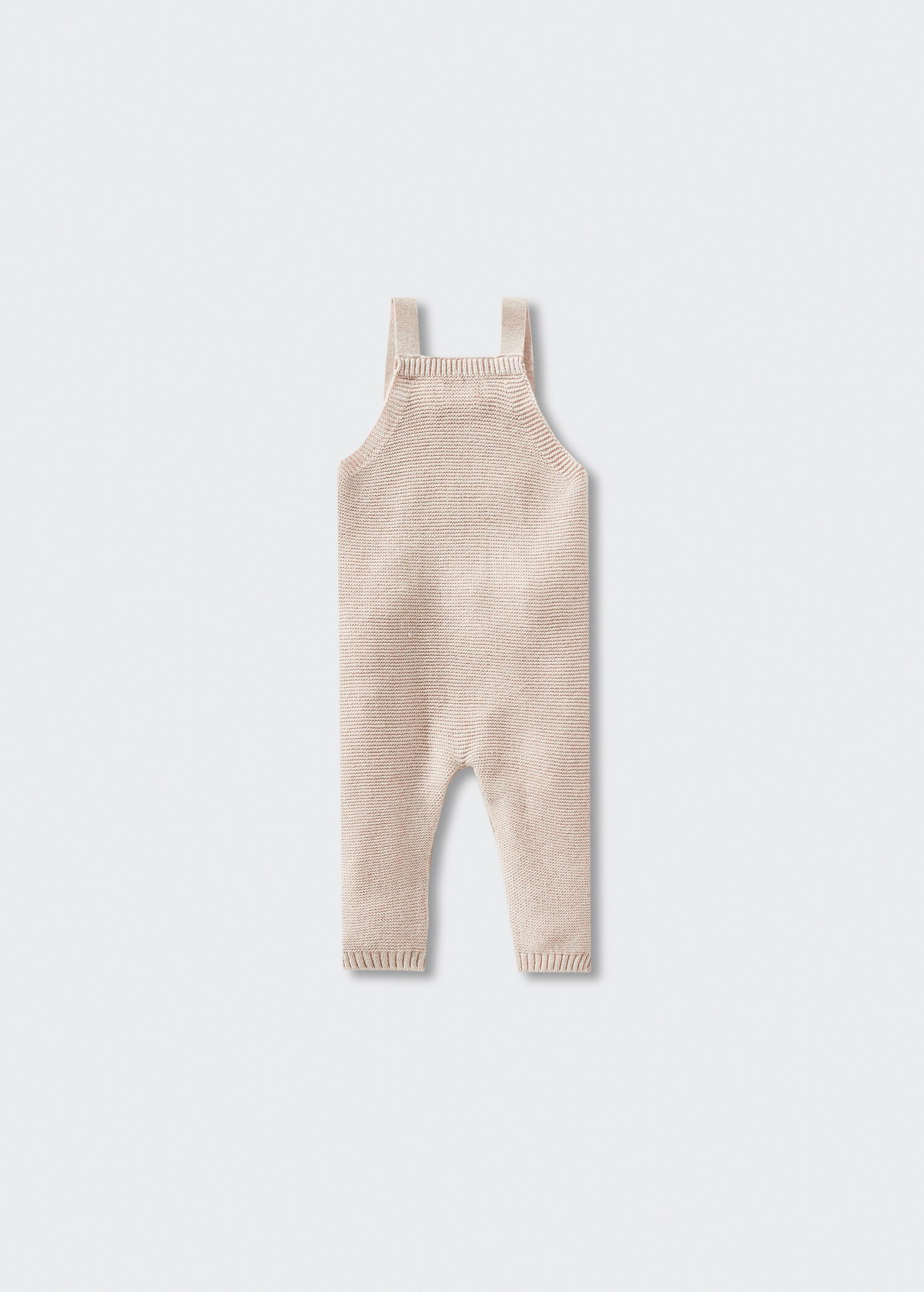 Cotton knit dungarees - Reverse of the article