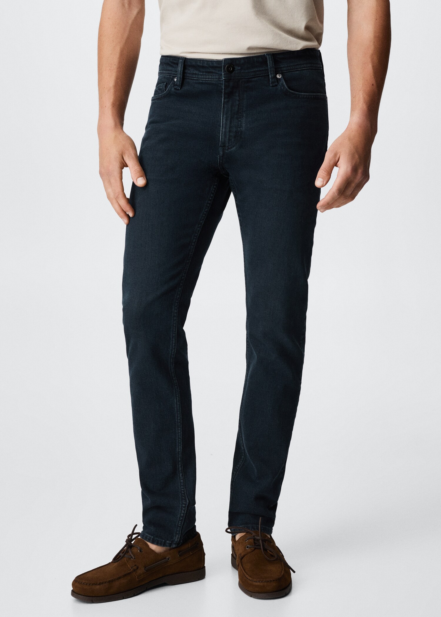 Jan slim-fit jeans - Medium plane