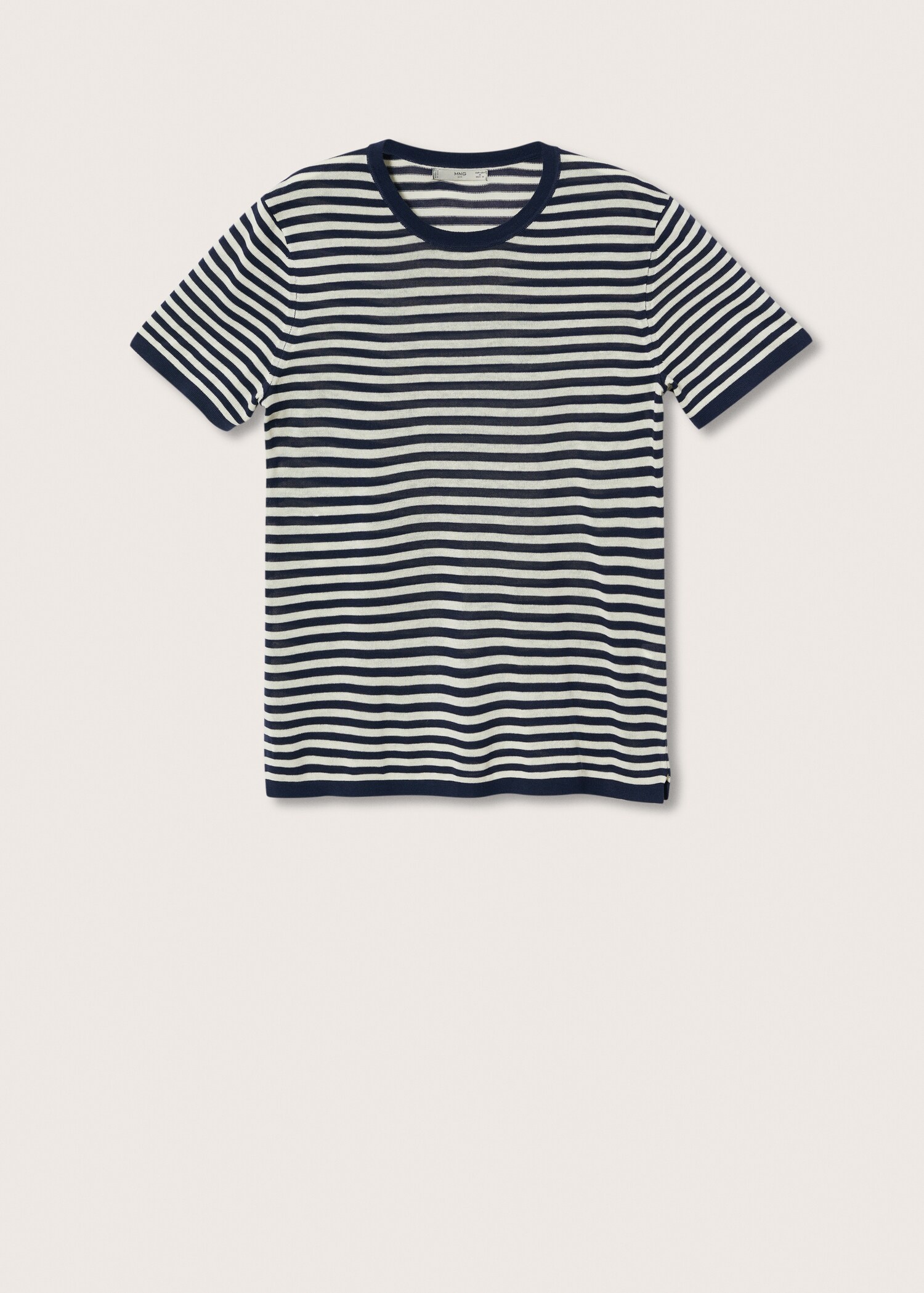 Camiseta punto lino rayas - Artículo sin modelo