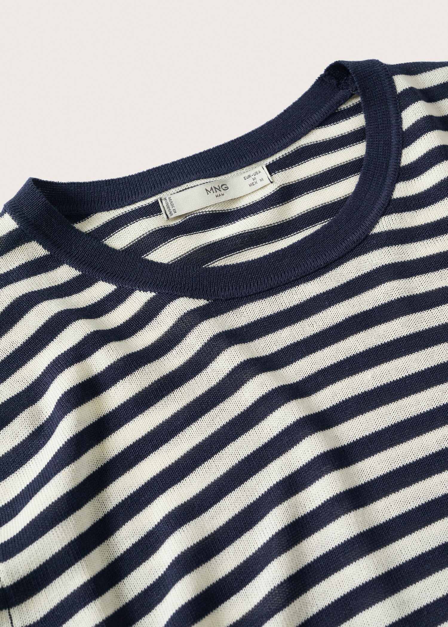 Camiseta punto lino rayas - Detalle del artículo 8